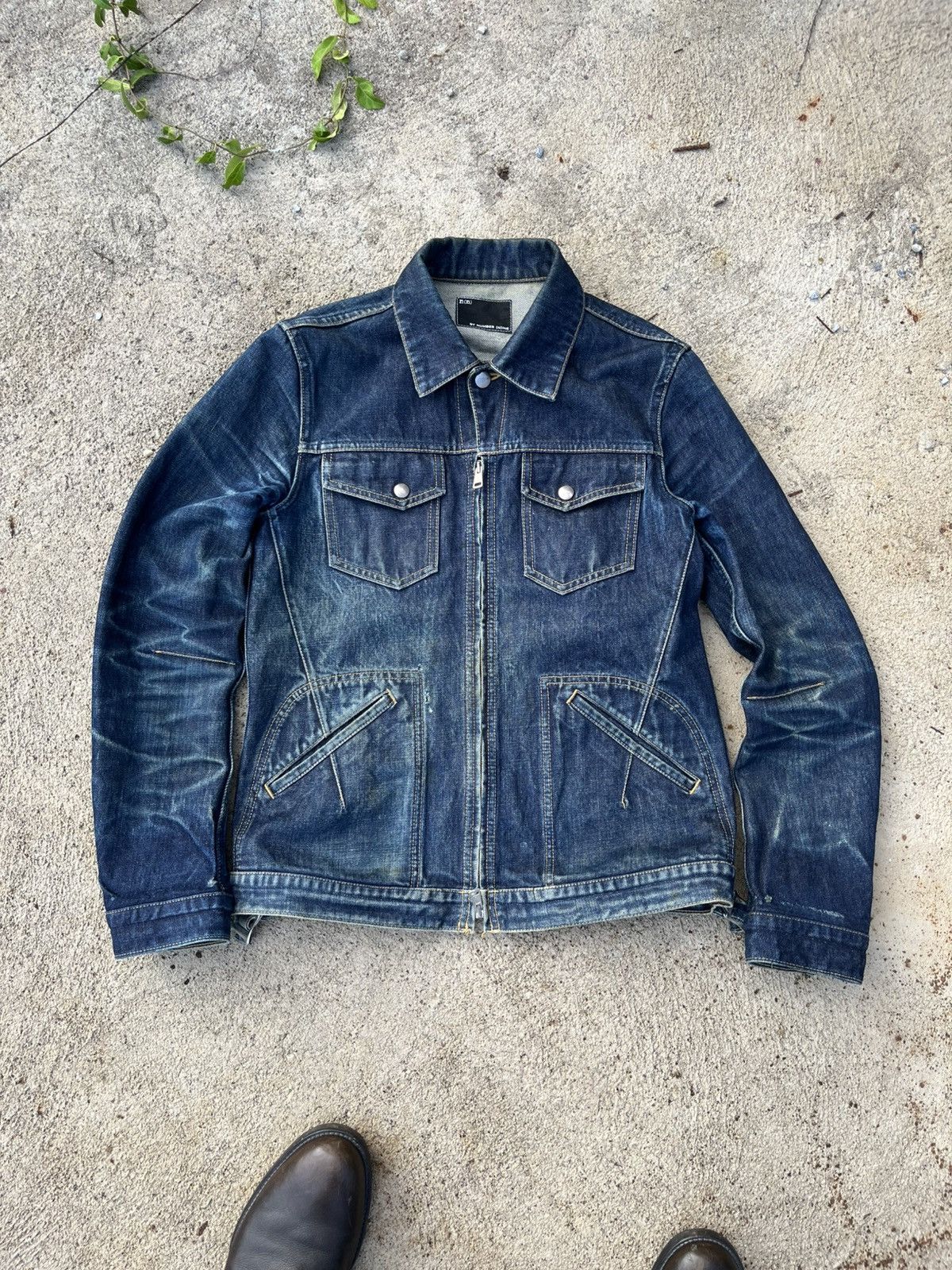 Number (N)ine Number Nine Denim Jacket | Grailed