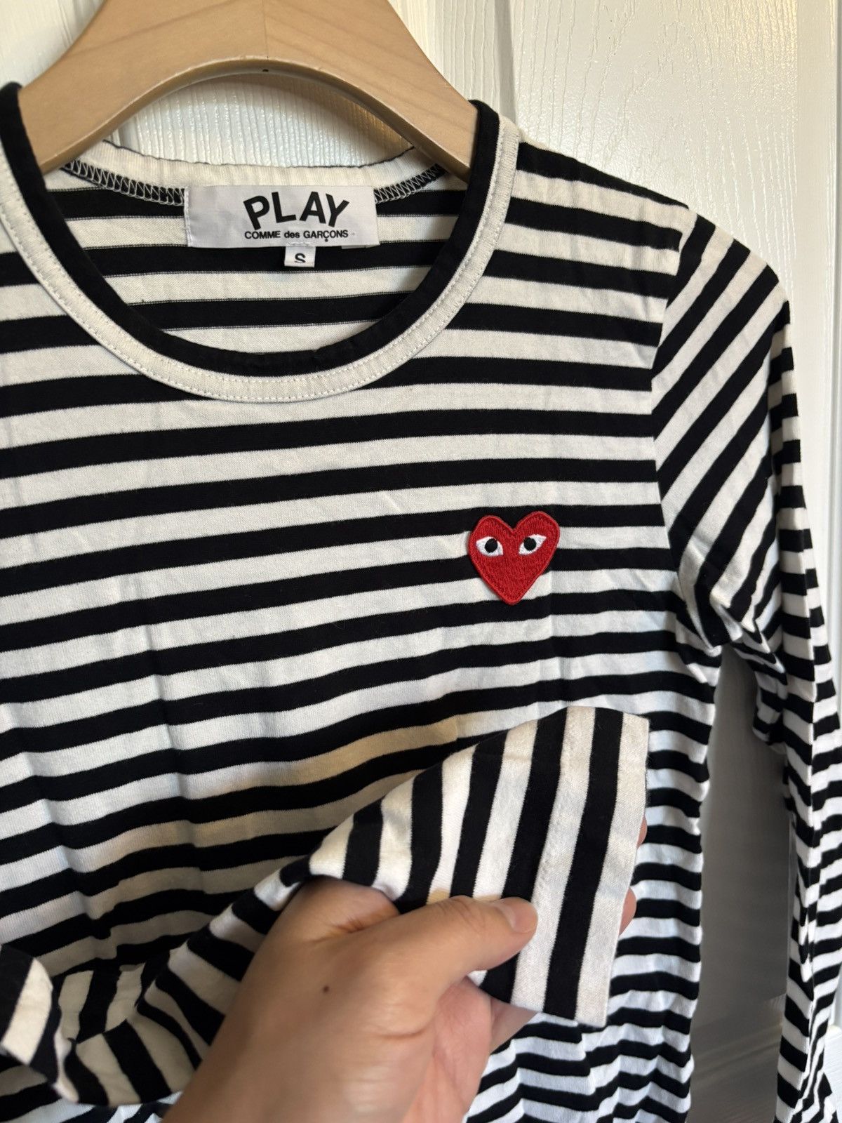 Comme des Garcons Comme Des Garcons Stripe long sleeve Size S / US 4 / IT 40 - 2 Thumbnail