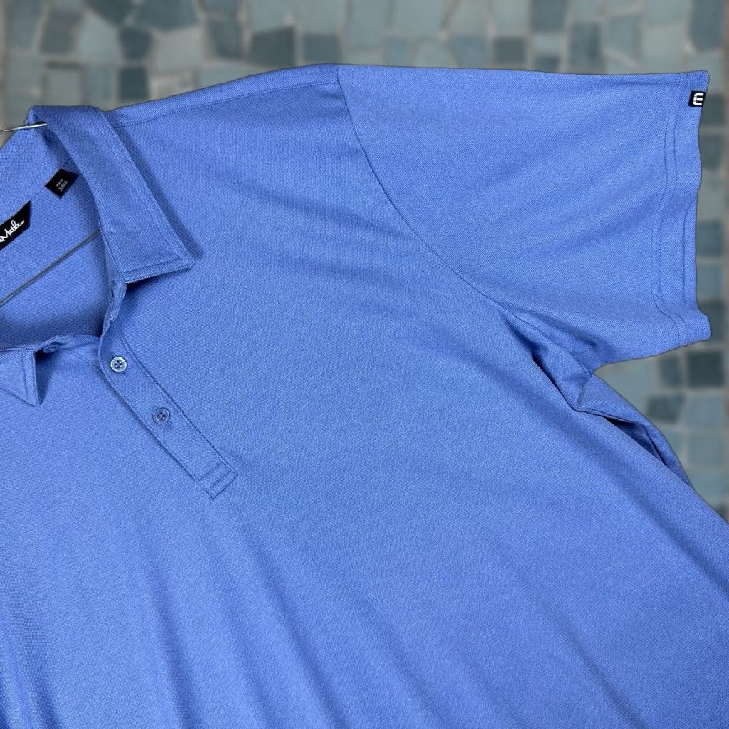 TravisMathew Travis Mathew Polo Shirt Mens 3XL Blue Logo Sports Breathable Quick Dry Stretch Golf Coto Prestige Regular Shirt Size XXXL Size US XXL / EU 58 / 5 - 1 Thumbnail