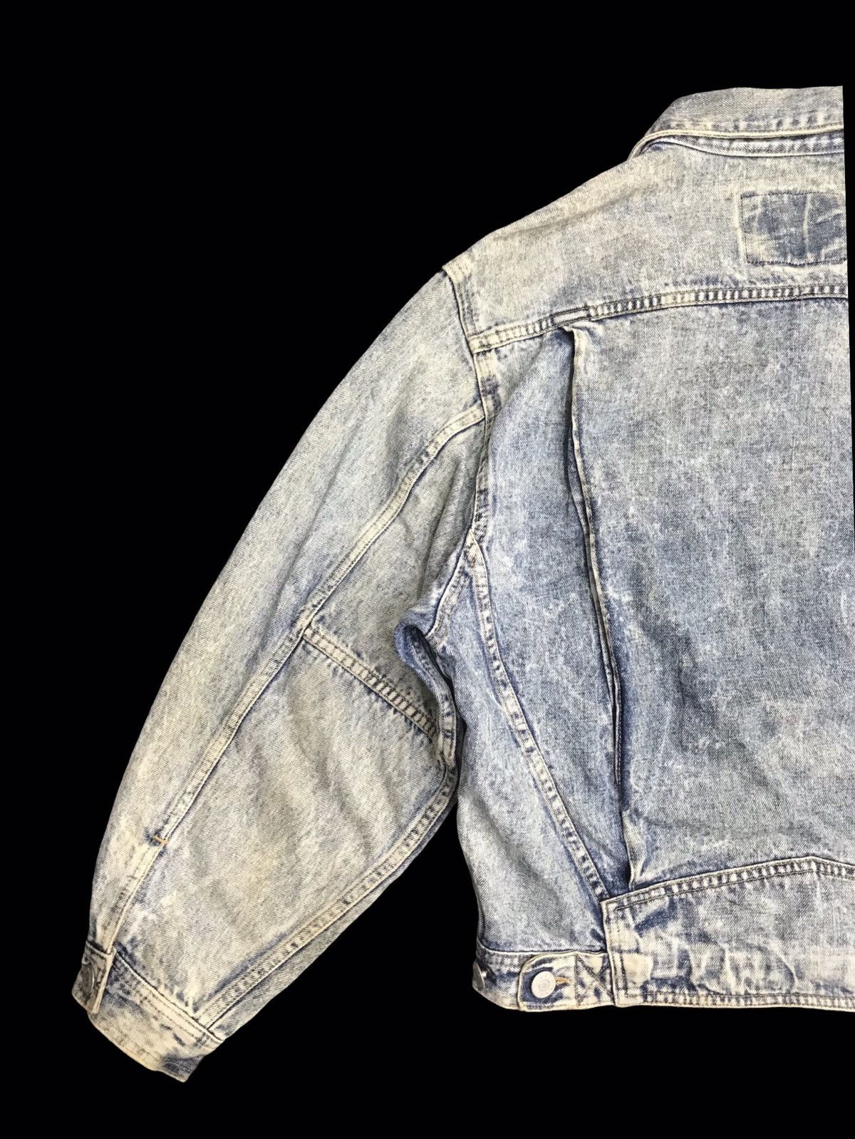 Edwin Vintage EDWIN Over Size Dirty Trucker Jacket Size US M / EU 48-50 / 2 - 8 Thumbnail