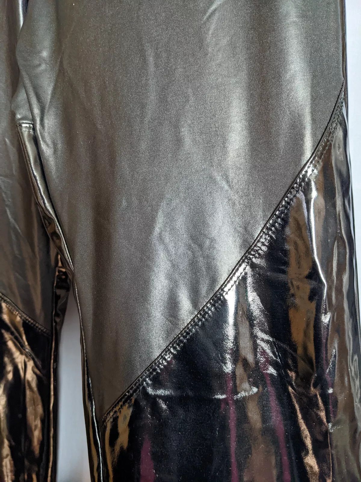 Designer Patrice Catanzaro Vinyl Pants Size US 29 - 7 Thumbnail