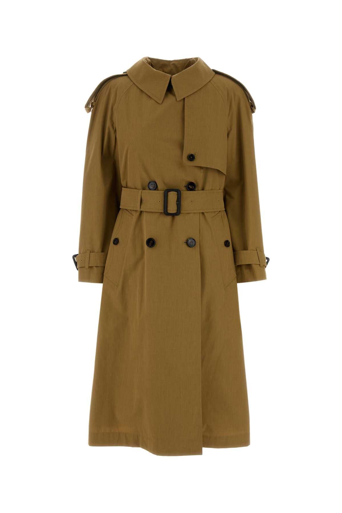 Burberry Mud Canvas Fitzrovia Trench Coat Size XS / US 0-2 / IT 36-38 - 1 Thumbnail
