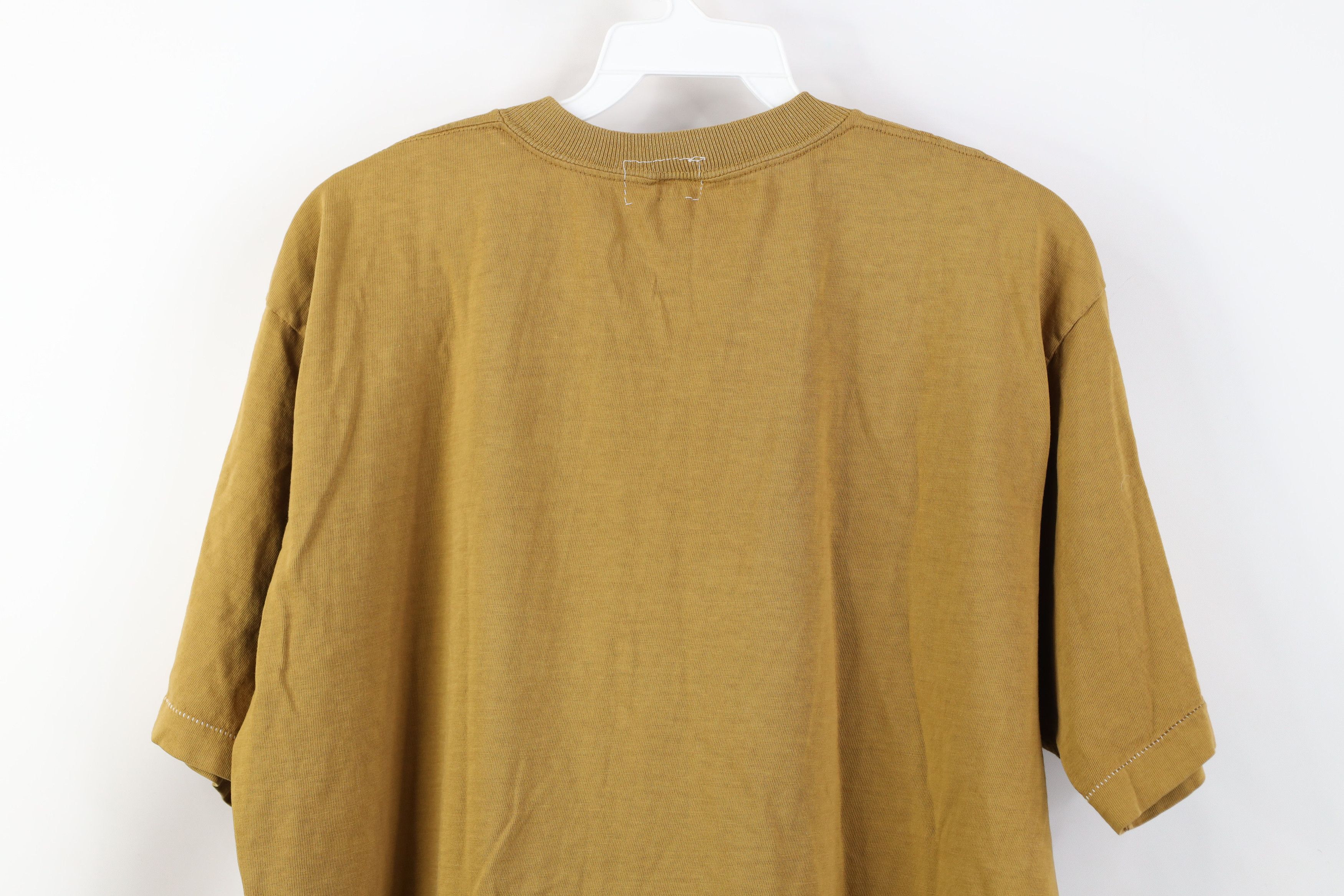 Vintage Vintage 70s Streetwear Beagle Dog Sketch T-Shirt Mustard Size US M / EU 48-50 / 2 - 12 Thumbnail