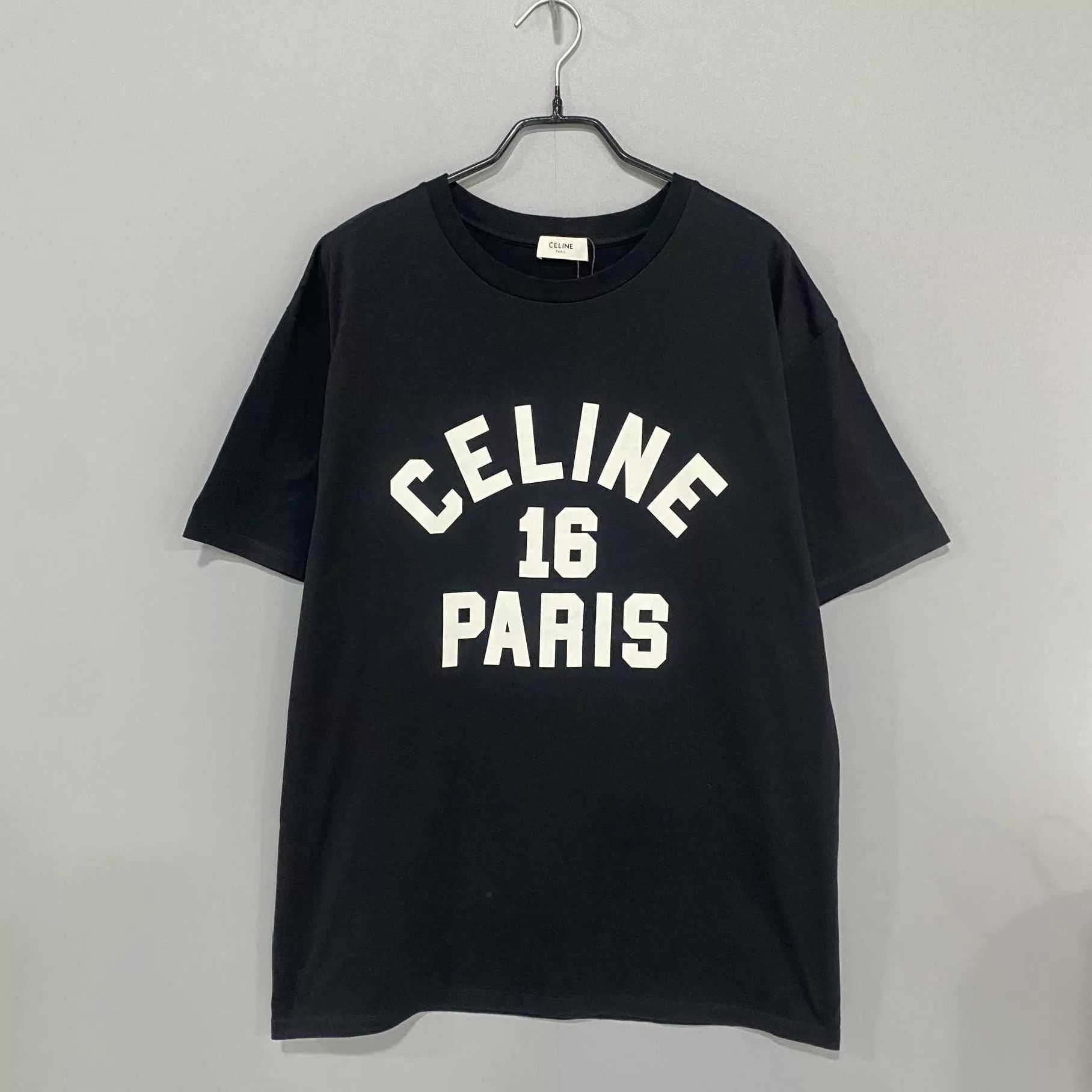 Celine Celine Black Logo Short-Sleeve T-Shirt M Size US M / EU 48-50 / 2 - 1 Thumbnail