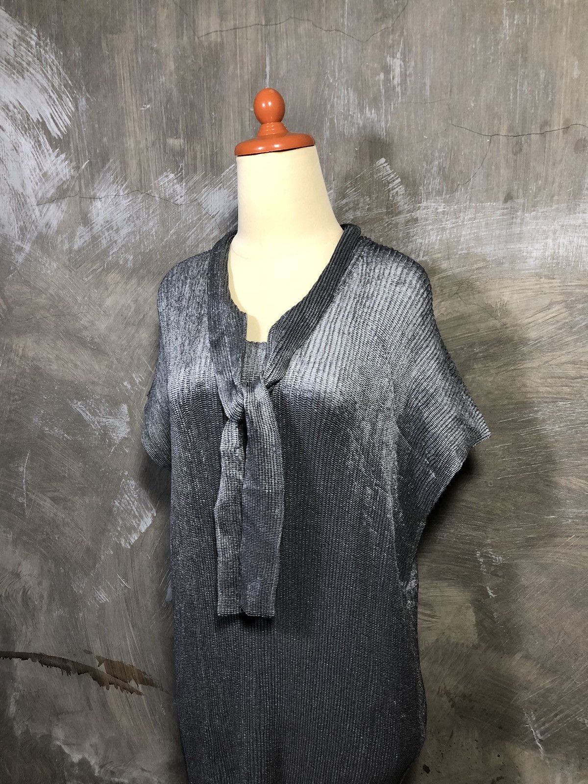 Japanese Brand Japanese Spechio Pleats Midi Dress Issey Miyake Style Size L / US 10 / IT 46 - 11 Thumbnail