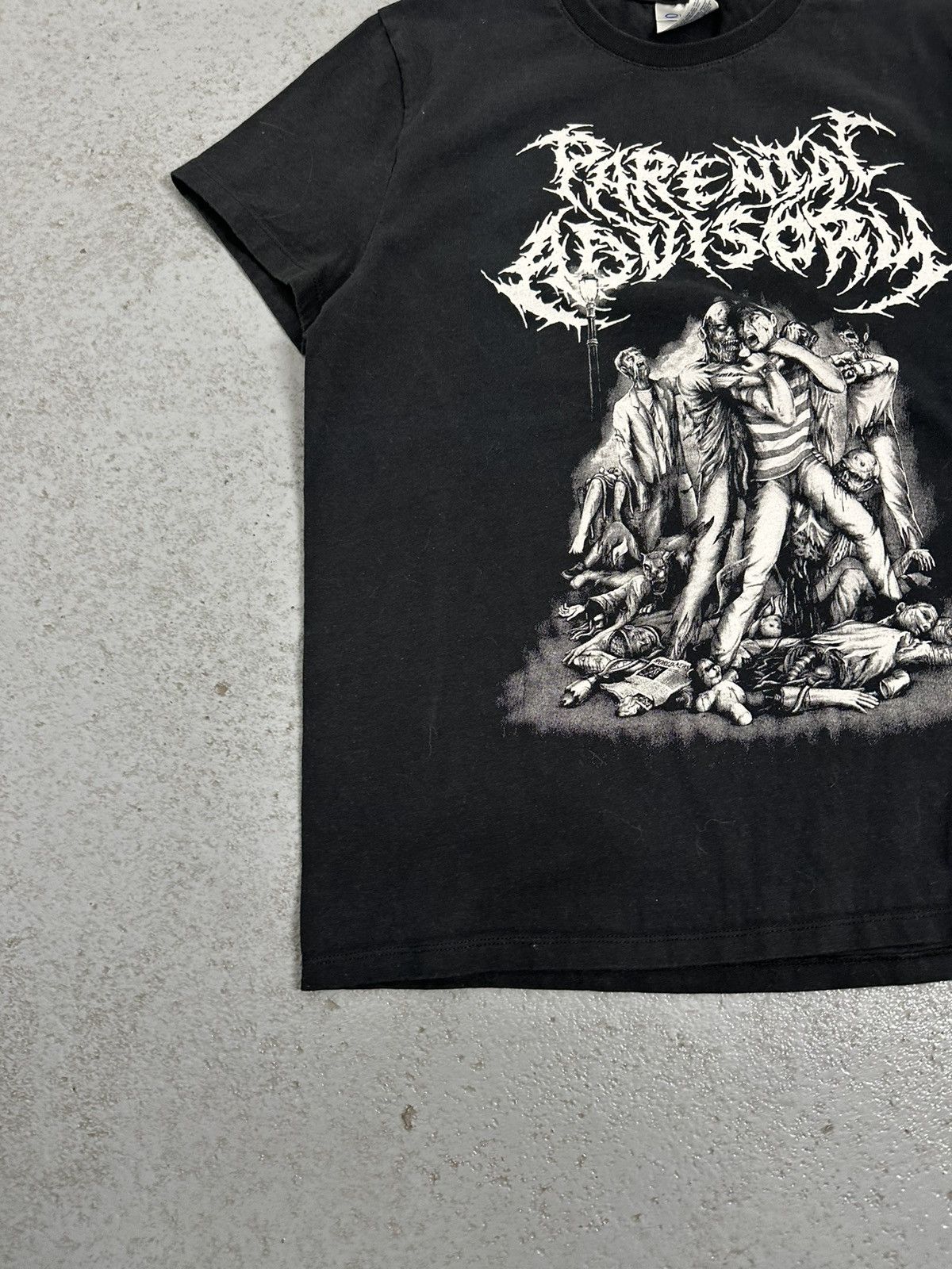 Band Tees Parental Advisory Brutal Death Metal Support Cannibalism Size M / US 6-8 / IT 42-44 - 5 Thumbnail