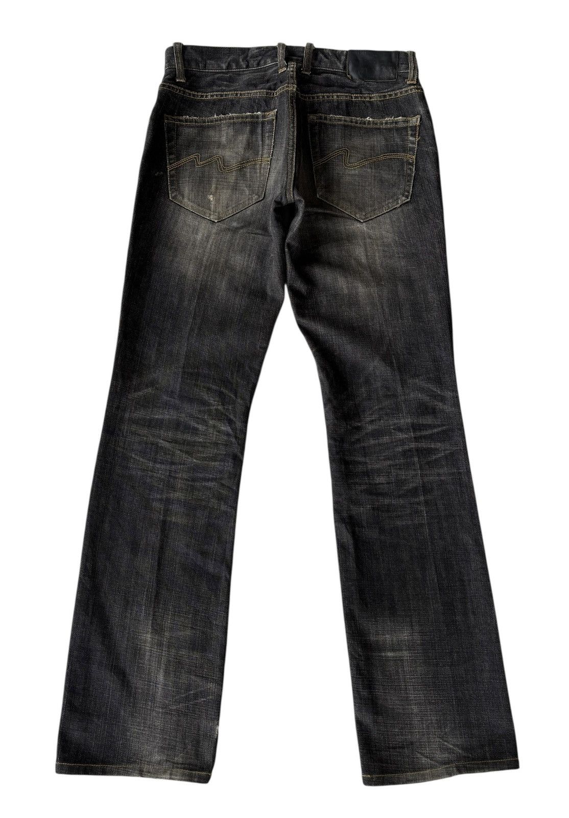 Tornado Mart Vintage Monsieur NICOLE Bootcut Denim Jeans Low Rise Flare Size US 31 - 8 Thumbnail