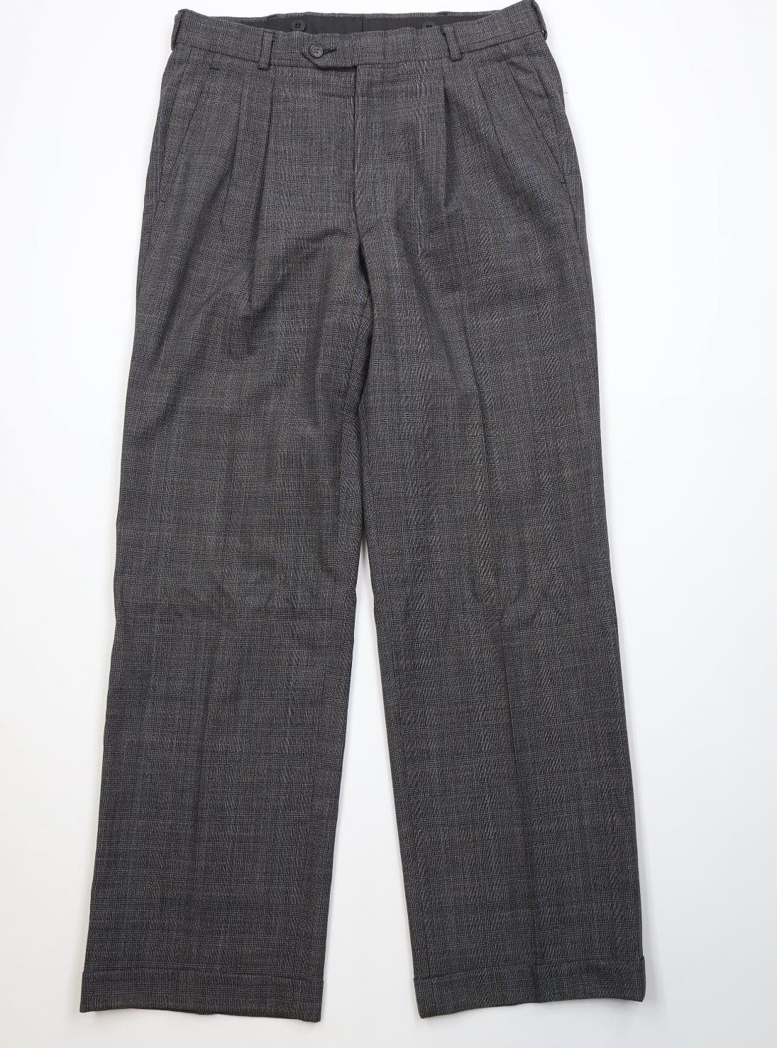Vintage Vintage 90s Streetwear Wide Leg Chino Pants Houndstooth Size US 32 / EU 48 - 1 Thumbnail
