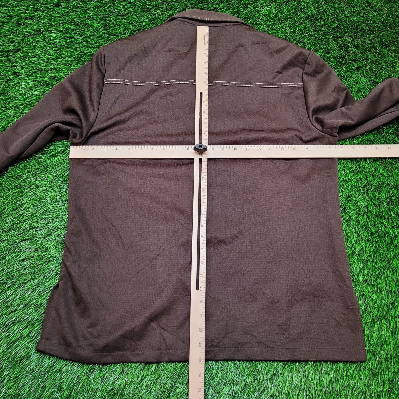 Haggar VTG 70s Haggar Disco Dagger Collar Jacket Mens 44 L Shacket Size US L / EU 52-54 / 3 - 5 Thumbnail