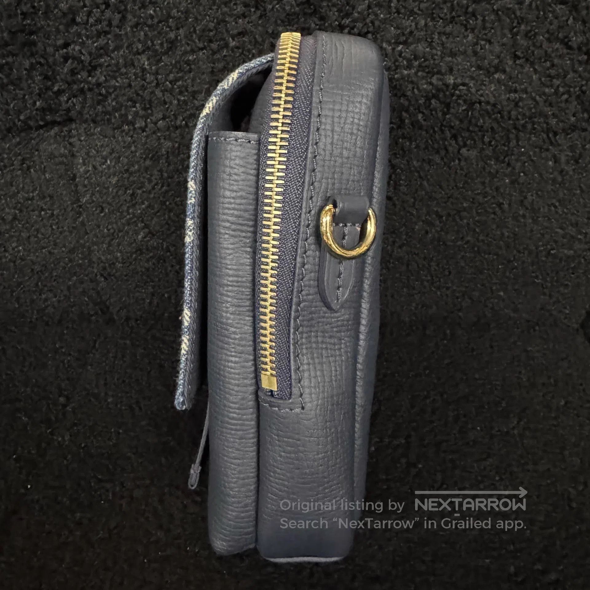 Louis Vuitton Blue Denim Pouch with Heart Patch and Pattern. Size ONE SIZE - 7 Thumbnail
