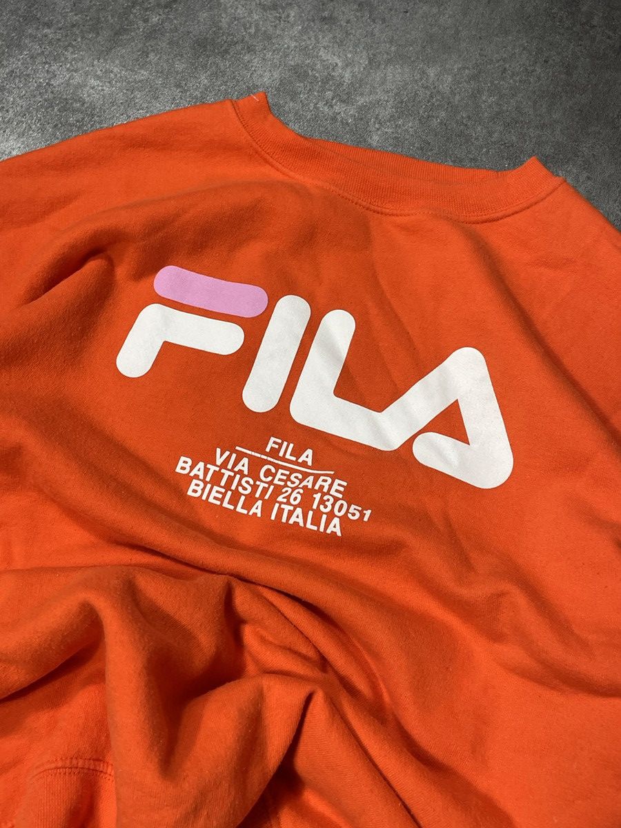 Fila 🔥Offers🔥Fila Vintage Y2K Sweatshirt Rare Spellout Boxy 90s Size US L / EU 52-54 / 3 - 3 Thumbnail