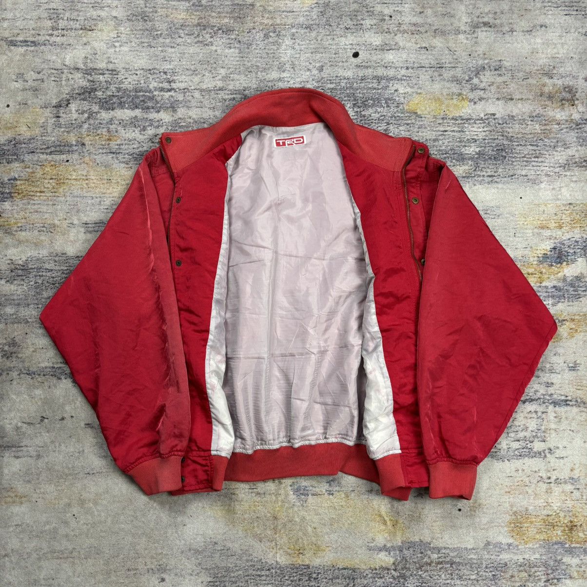 Vintage Vintage 90s Trd Toyota racing development bomber jacket Size US M / EU 48-50 / 2 - 7 Thumbnail