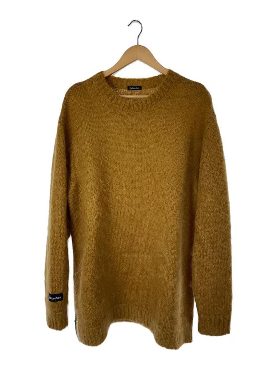 image of Undercover Mohair Wool Knit Sweater in Yellow, Men's (Size XL)