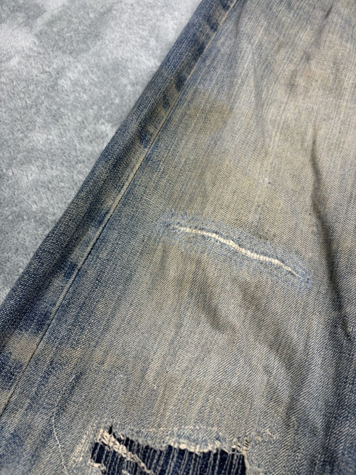 ANACHRONORM Anachronorm Distressed Denim. S0173 Size US 34 / EU 50 - 13 Thumbnail