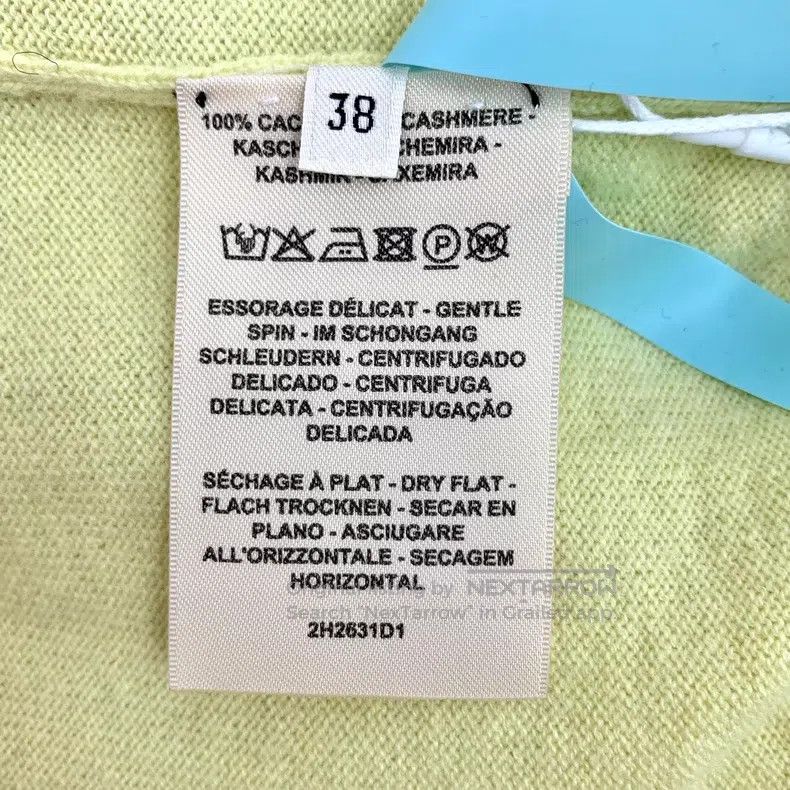 Hermes Hermes Light Yellow Jacquard Cashmere Crew-neck Long-sleev Size XS / US 0-2 / IT 36-38 - 6 Thumbnail