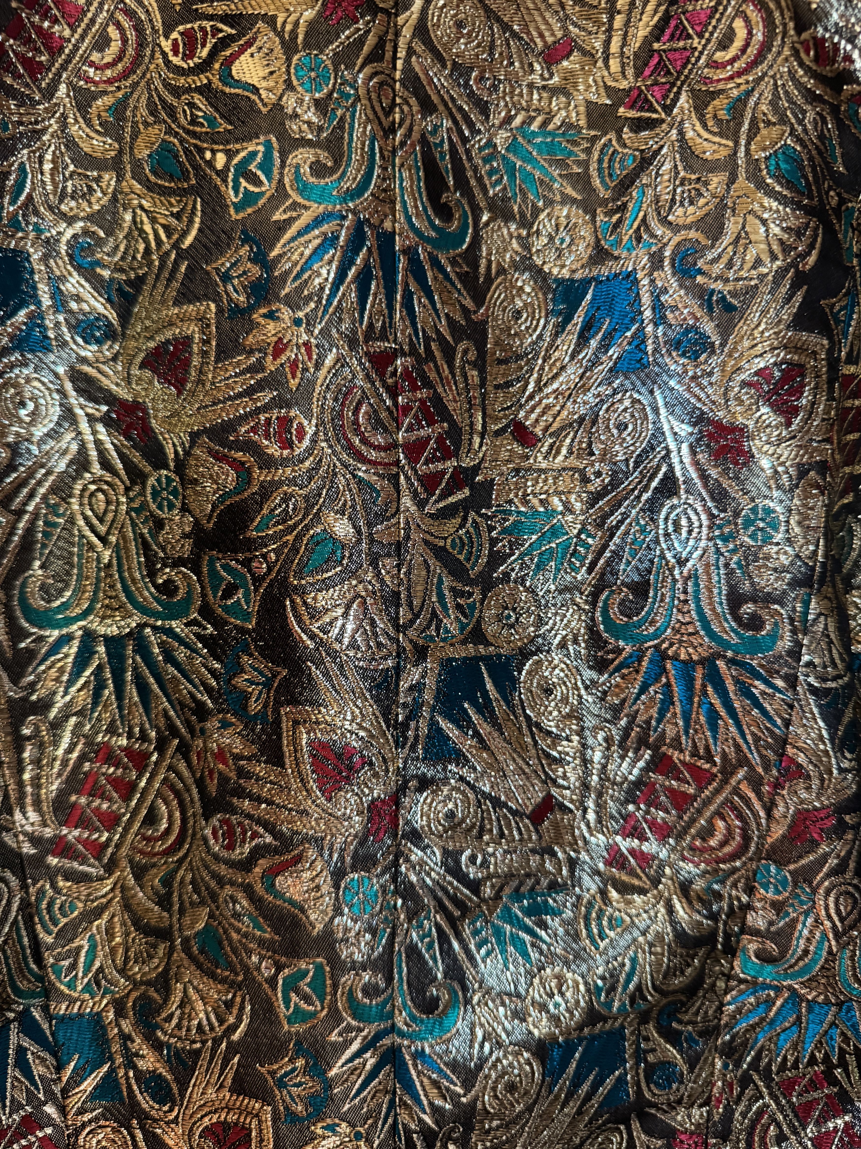 Guy Laroche Gold Brocade Vintage Jacket Size S / US 4 / IT 40 - 12 Thumbnail