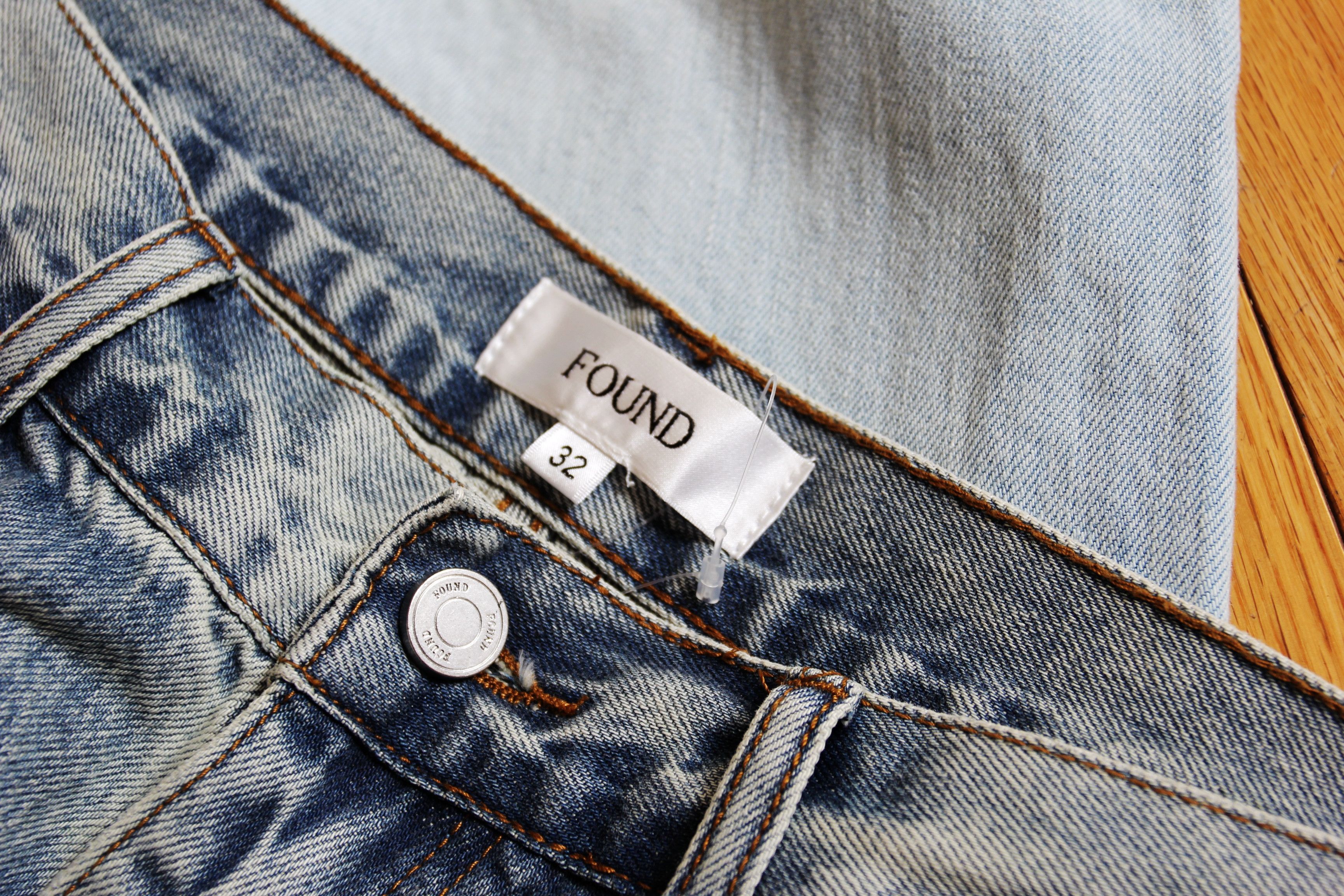 Other BNWT SS25 FOUND DISTRESSED FADED JEANS 32 Size US 32 / EU 48 - 8 Thumbnail