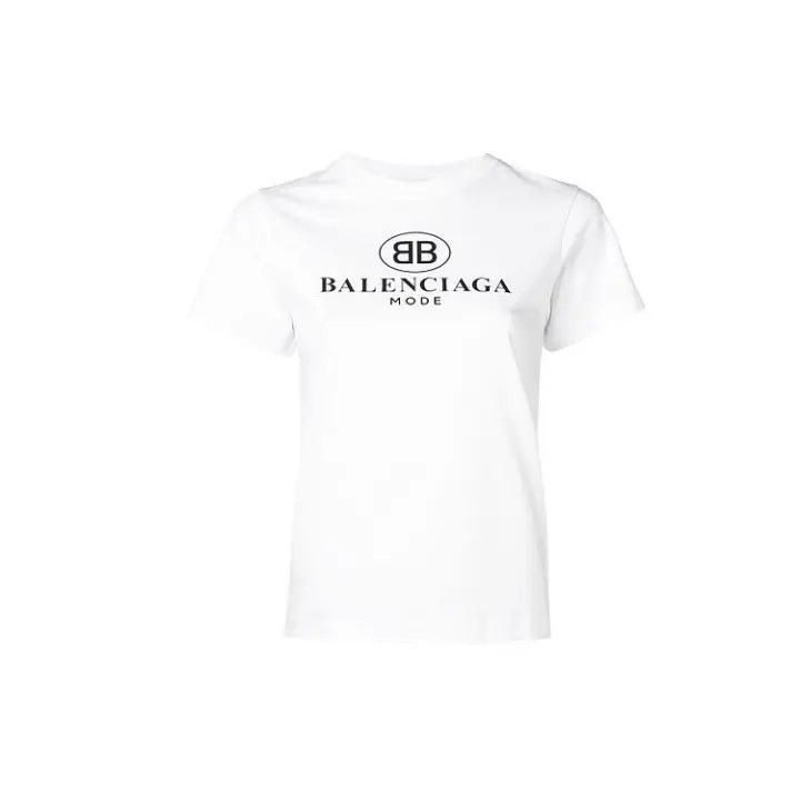 Balenciaga Balenciaga BB Mode Logo Short Sleeve T-Shirt Size US S / EU 44-46 / 1 - 1 Thumbnail