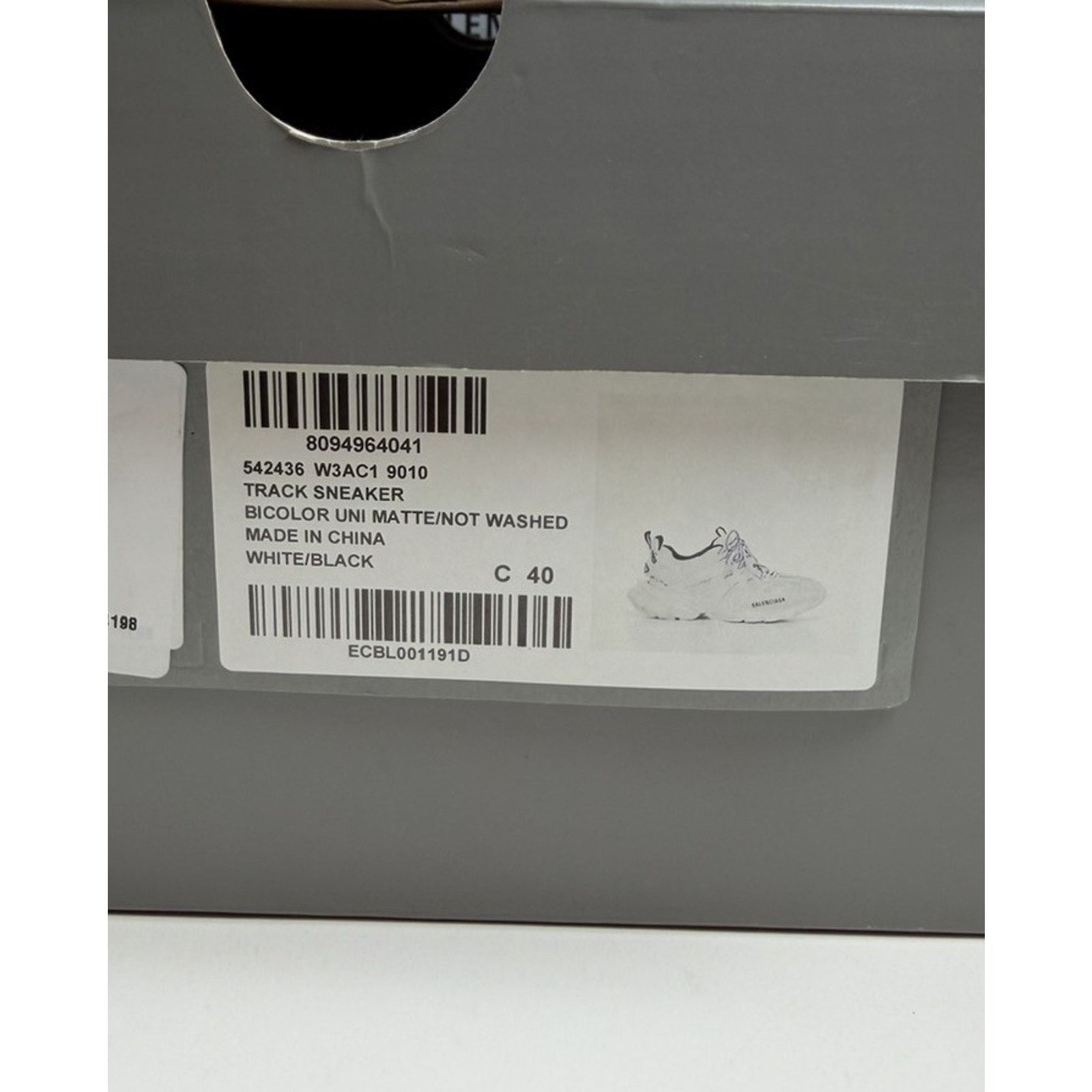 Balenciaga Size 40EU/7US - Balenciaga Track White NEW Size US 7 / EU 40 - 9 Thumbnail