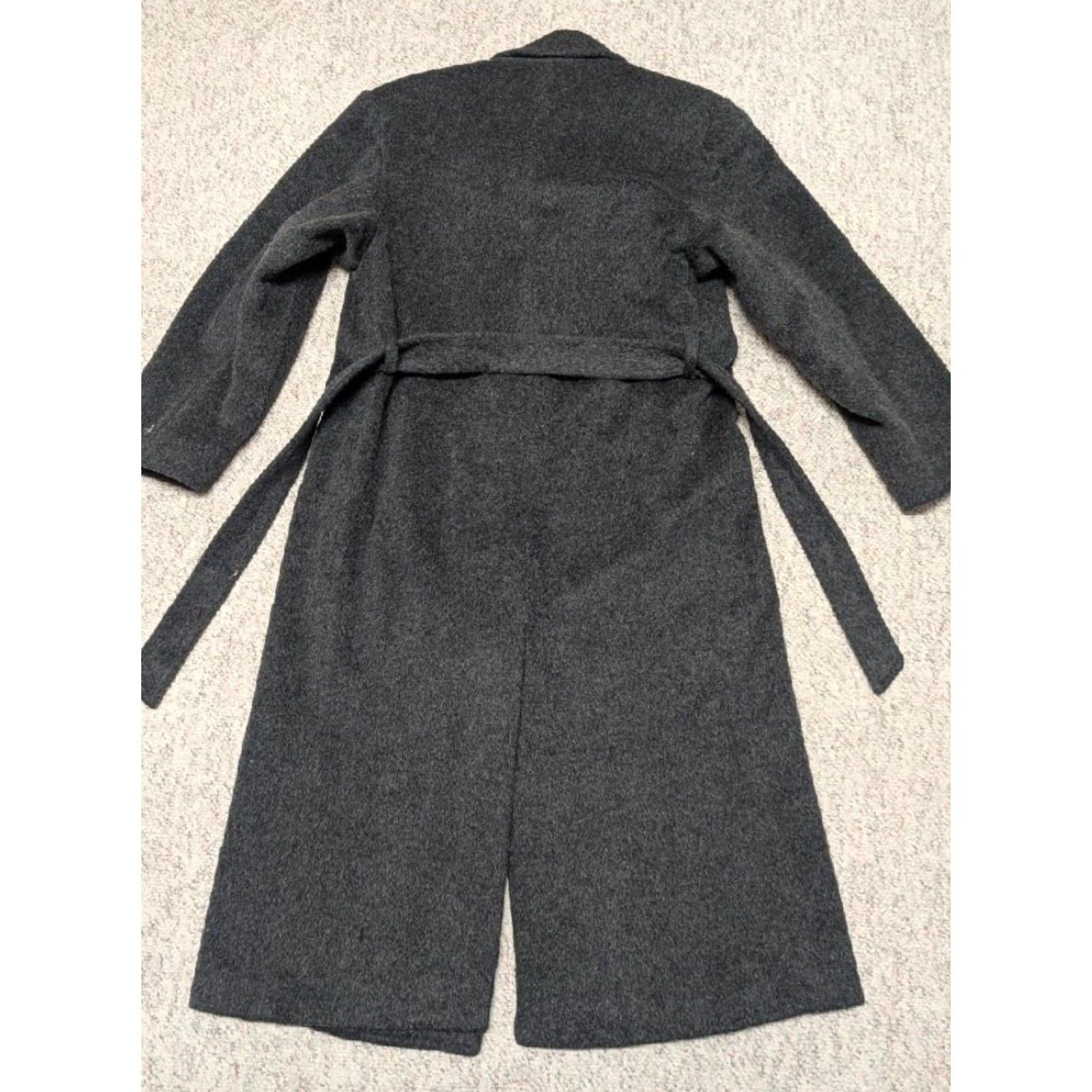 Doublet VINTAGE American Male overcoat Wool belted Double Breasted long coat Men XS Black Size US S / EU 44-46 / 1 - 3 Thumbnail