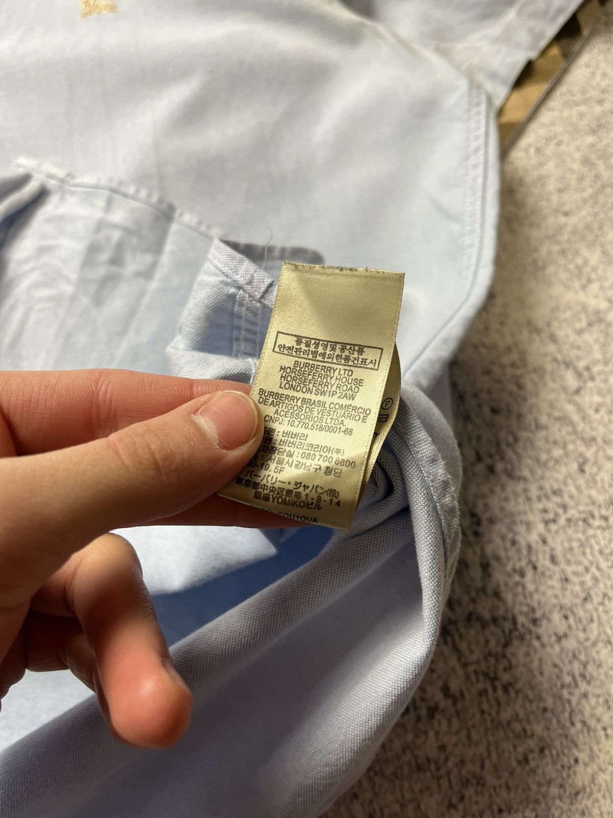 Burberry Vintage Burberry Shirt Luxury Size US L / EU 52-54 / 3 - 14 Thumbnail