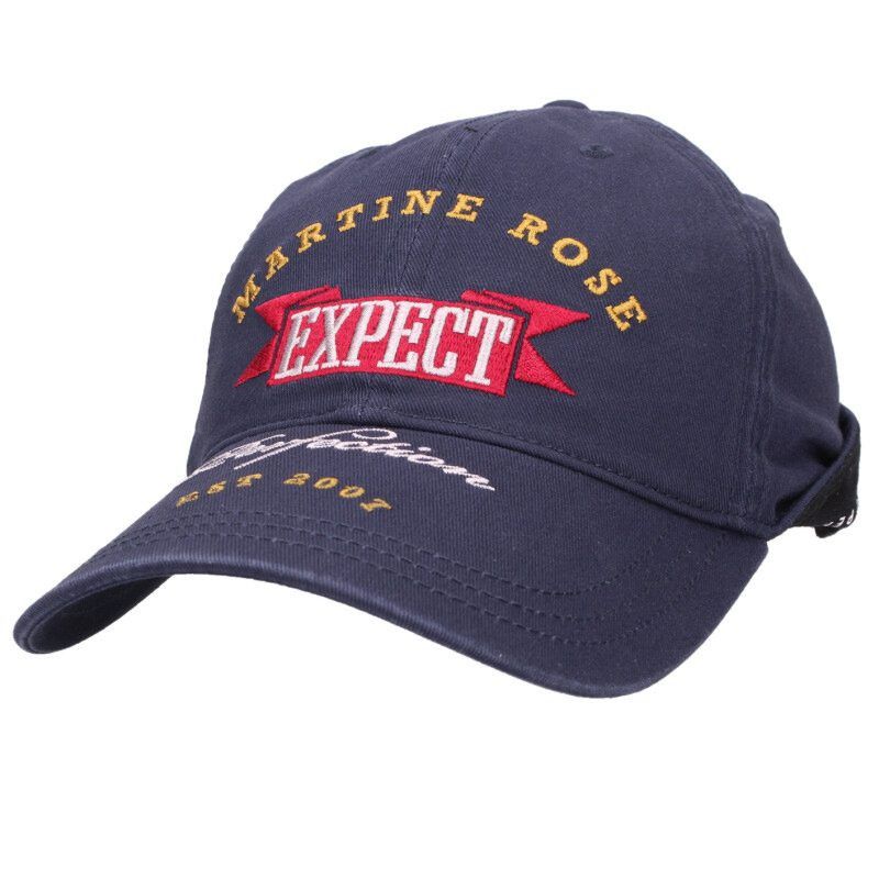 Martine Rose AW24 Martine Rose Cut Peak Cap Same Wings Logo Hat