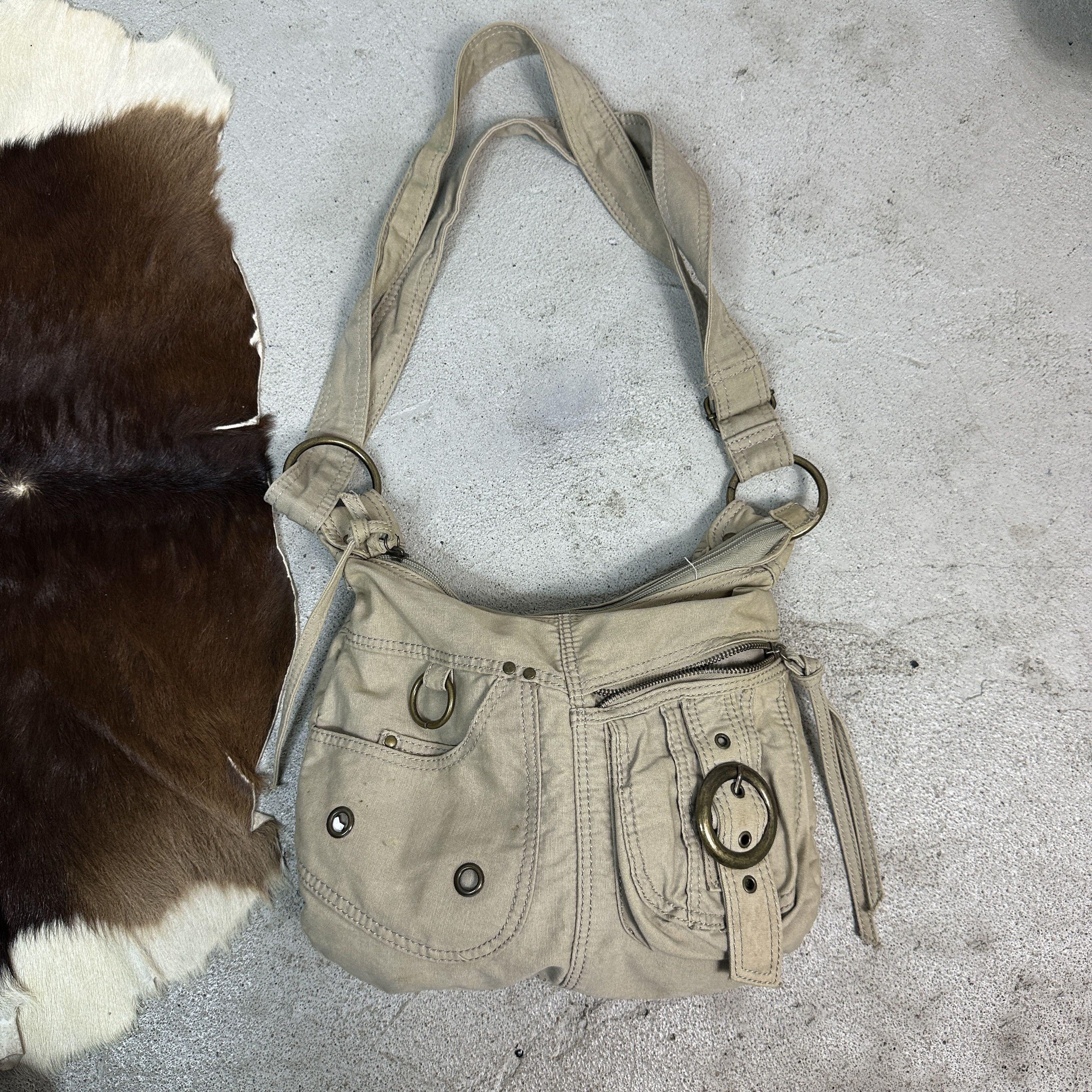Vintage Vintage Cargo Purse Bag Satchel Size ONE SIZE - 2 Thumbnail