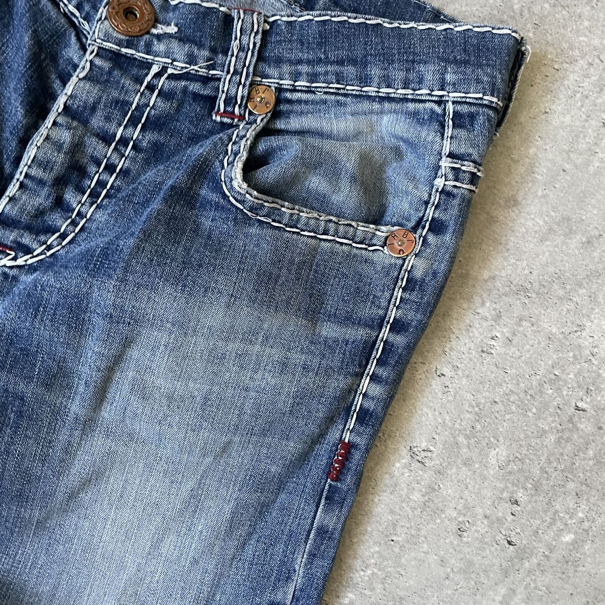 True Religion × Vintage Vintage True Religion Rainbow Bobby Straight Fit Pants Size US 30 / EU 46 - 6 Thumbnail