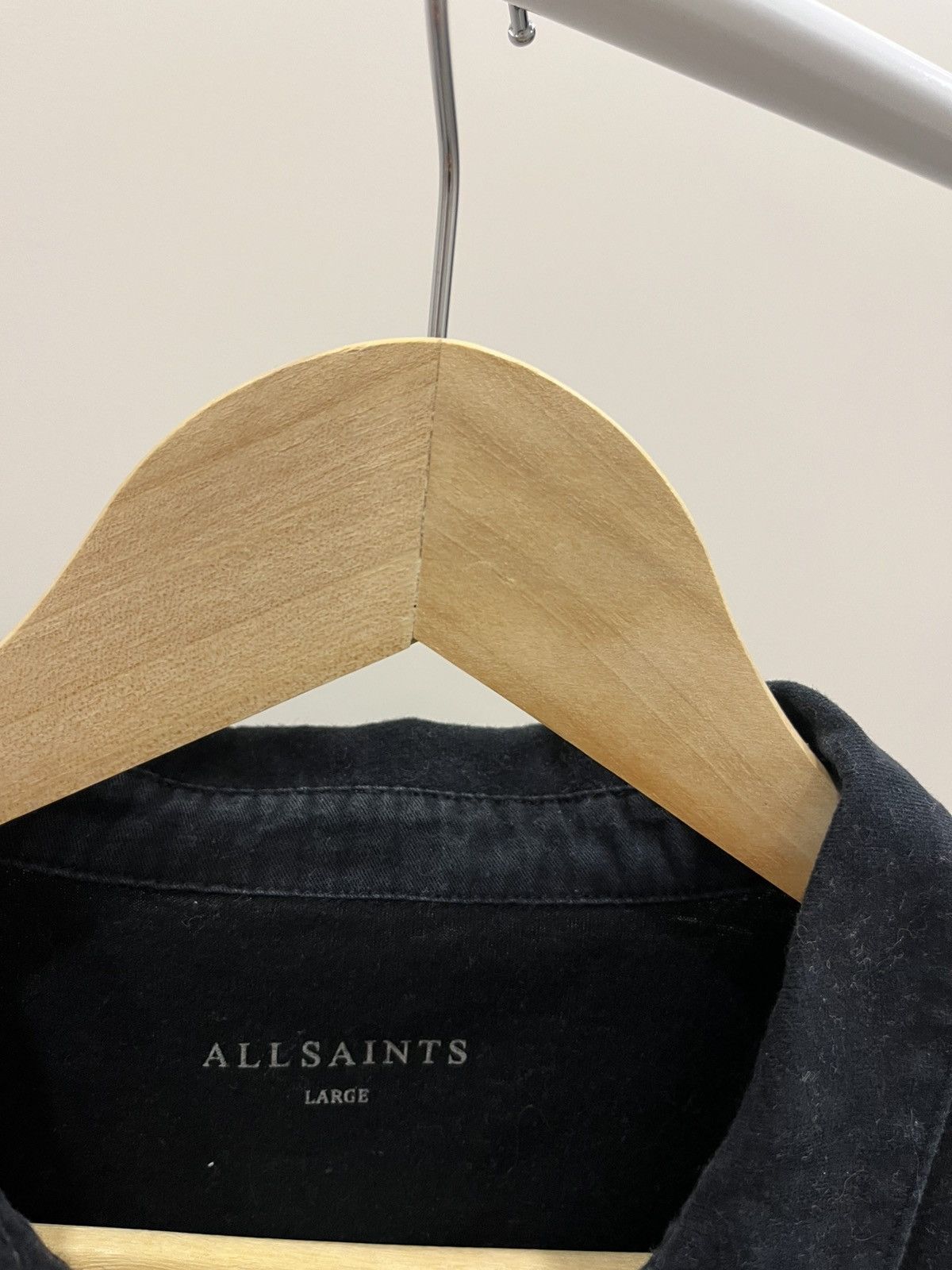 Allsaints Vintage All Saints Y2K Black Men’s Grail Polo Vintage 90s Size US L / EU 52-54 / 3 - 4 Thumbnail