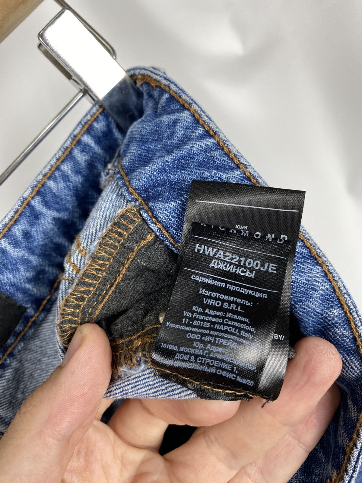 John Richmond John Richmond Denim Jeans Tapered Men size 34 Size US 34 / EU 50 - 12 Thumbnail
