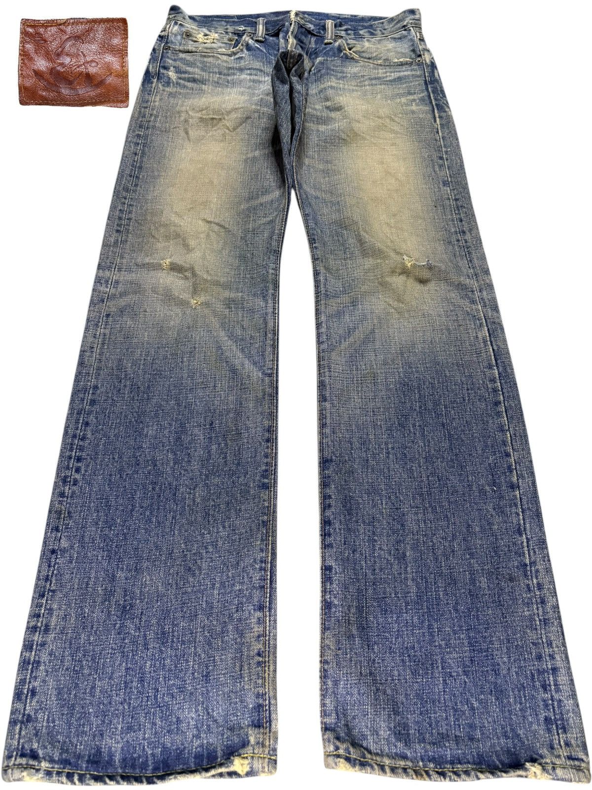 Eternal × Japanese Brand Vintage Japanese Eternal Mud Wash Distressed Loose Jeans Size US 28 / EU 44 - 1 Thumbnail