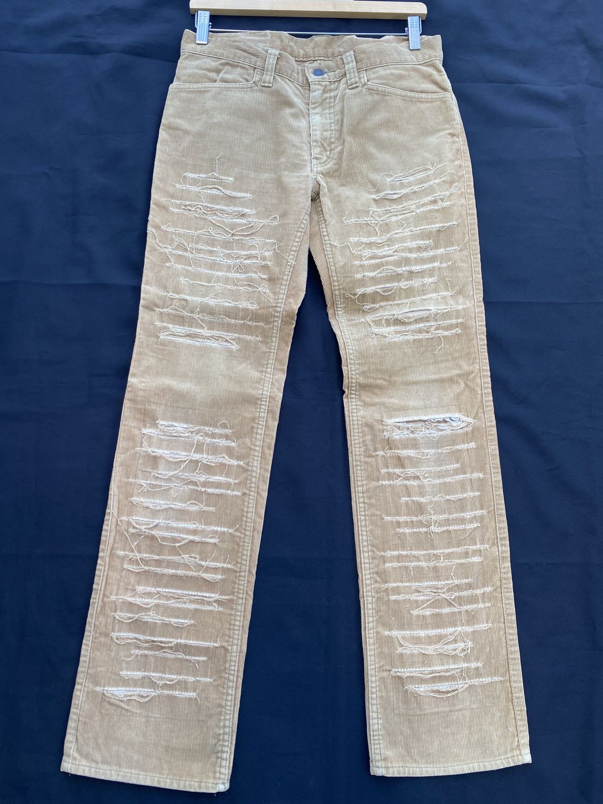 Hysteric Glamour Rare Vintage Hysteric Glamour distressed corduroy pant Size US 31 - 5 Thumbnail