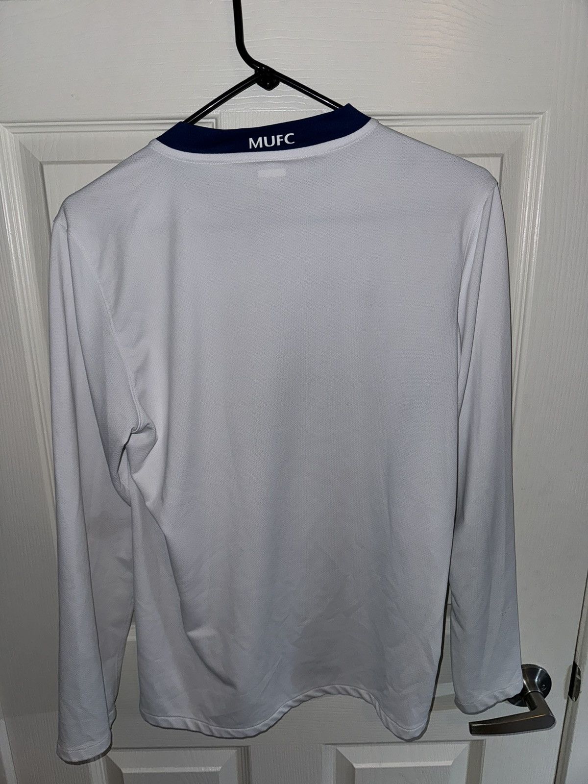 Nike × Vintage Manchester United Long Sleeve Vintage White Jersey Size US S / EU 44-46 / 1 - 4 Thumbnail