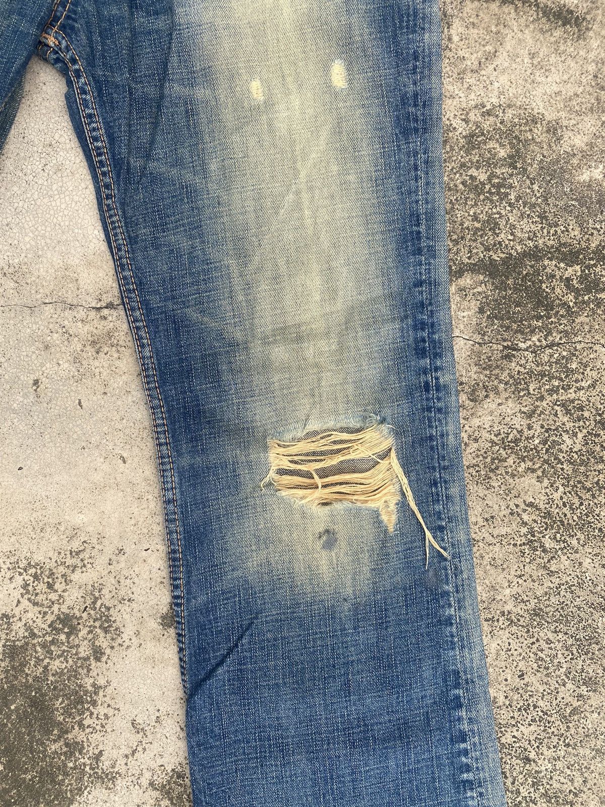 If Six Was Nine × Japanese Brand × Ruehl No. 925 Flare Jeans Ruehl No 925 Distressd Clawmark Size US 34 / EU 50 - 6 Thumbnail