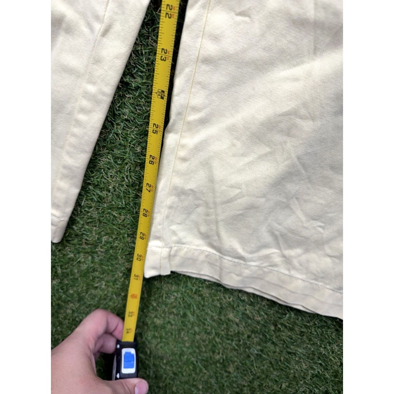 Chaps Chaps Chino Pants Mens 38x32 Yellow Classic Straight Flat Front NWT Dress casual Pocket 5-Pocket Logo Button Zip Regular 38in Inseam Mens Pants Size US 38 / EU 54 - 4 Thumbnail