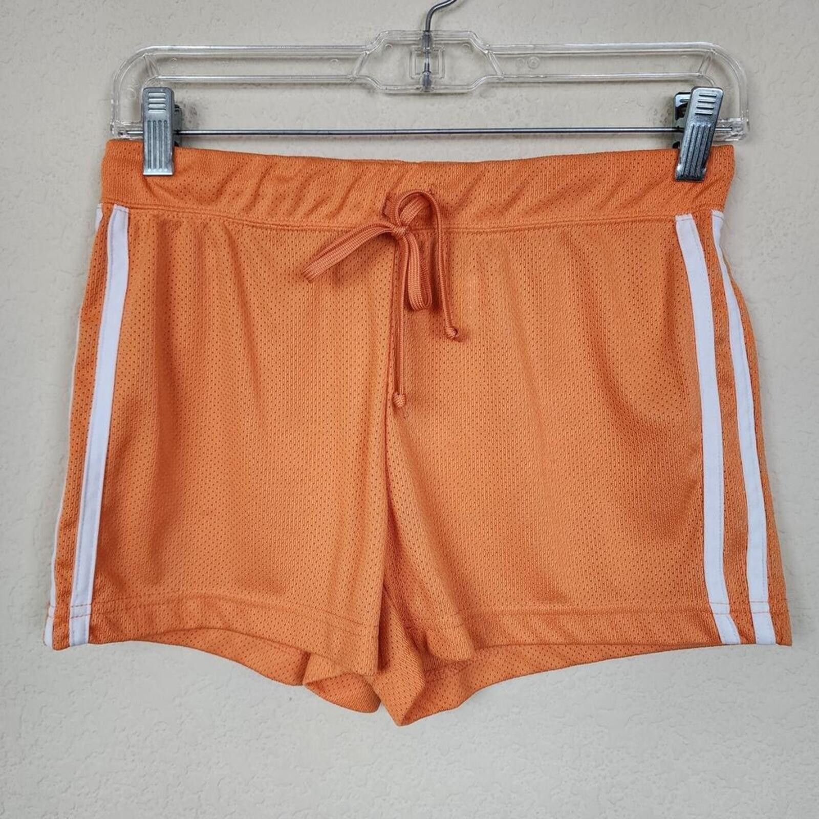 Other Medium Orange White Striped Shorts Size 32" / US 10 / IT 46 - 1 Thumbnail