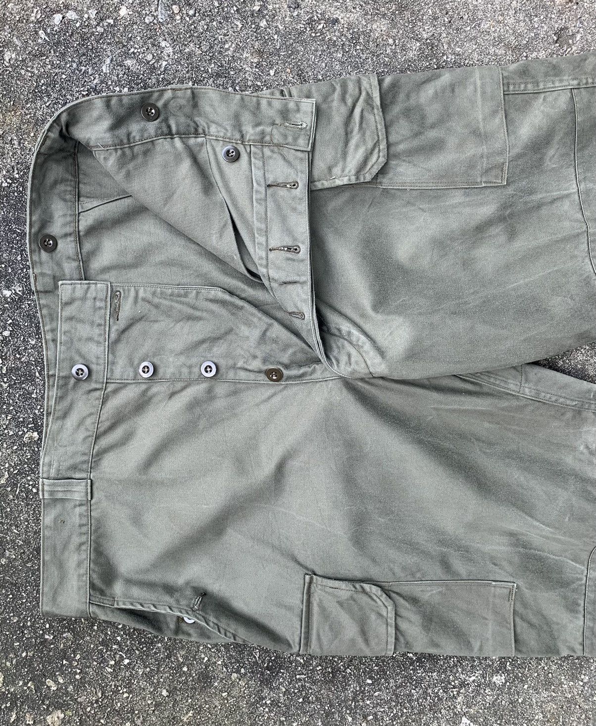 Vintage Rare.. Vintage Distressed French Army Cargo Pants Size US 38 / EU 54 - 20 Thumbnail