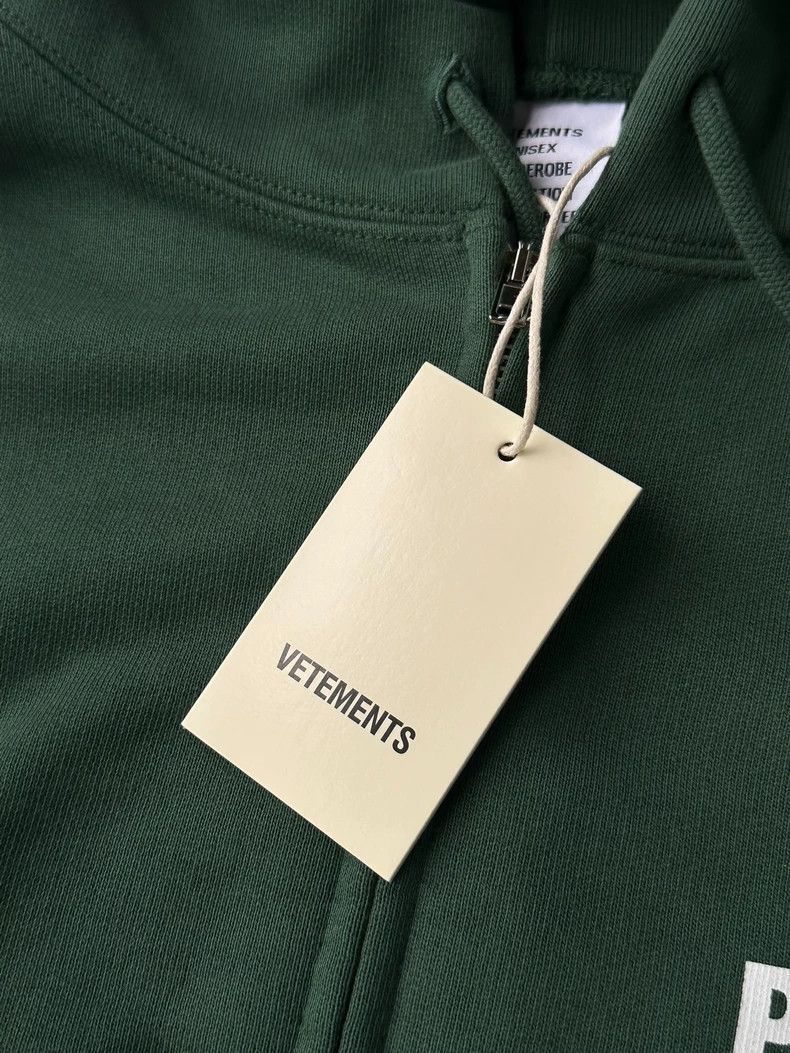 Vetements Vetements Polizei Showpiece Zip-Up Hoodie Size US S / EU 44-46 / 1 - 3 Thumbnail