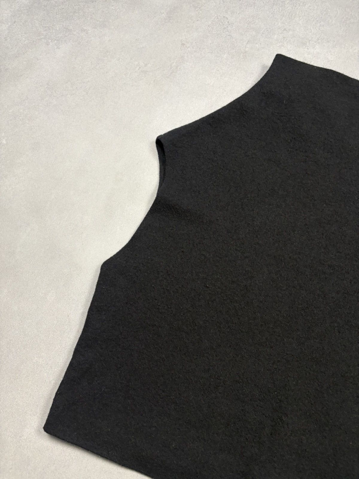 Other Peter O Mahler Wool Sleeveless Top Black Minimal Avant Garde Size L / US 10 / IT 46 - 3 Thumbnail