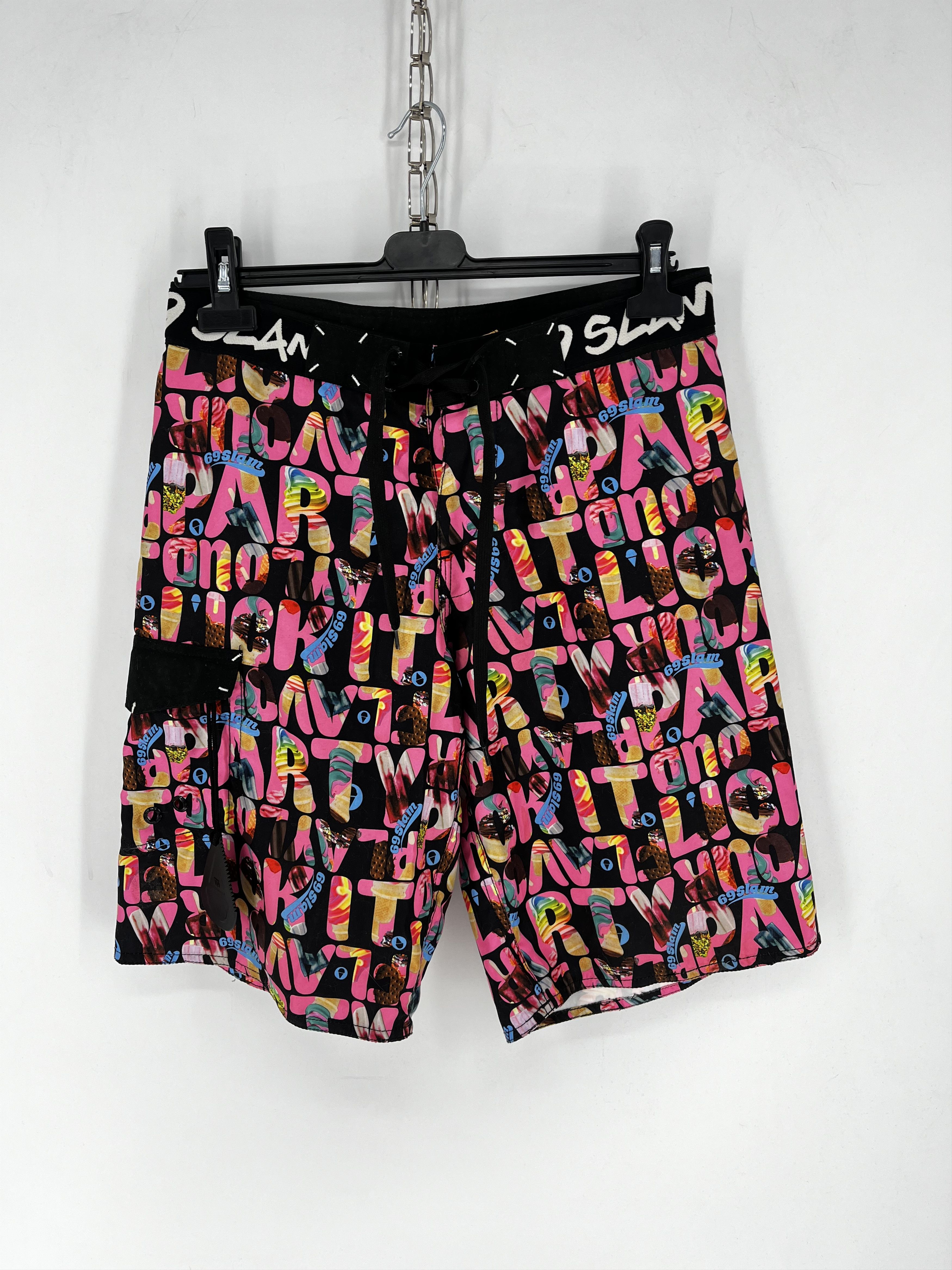 Other 69 Slam Graphic Surf Shorts Pants Print Size 30 Size US 30 / EU 46 - 2 Thumbnail