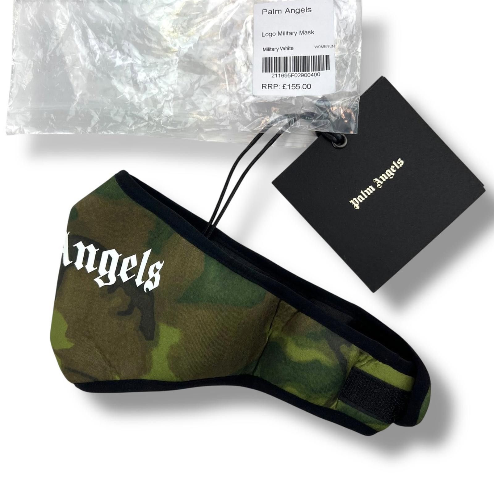 Palm Angels Palm Angels Military Logo Face Mask Size ONE SIZE - 2 Thumbnail