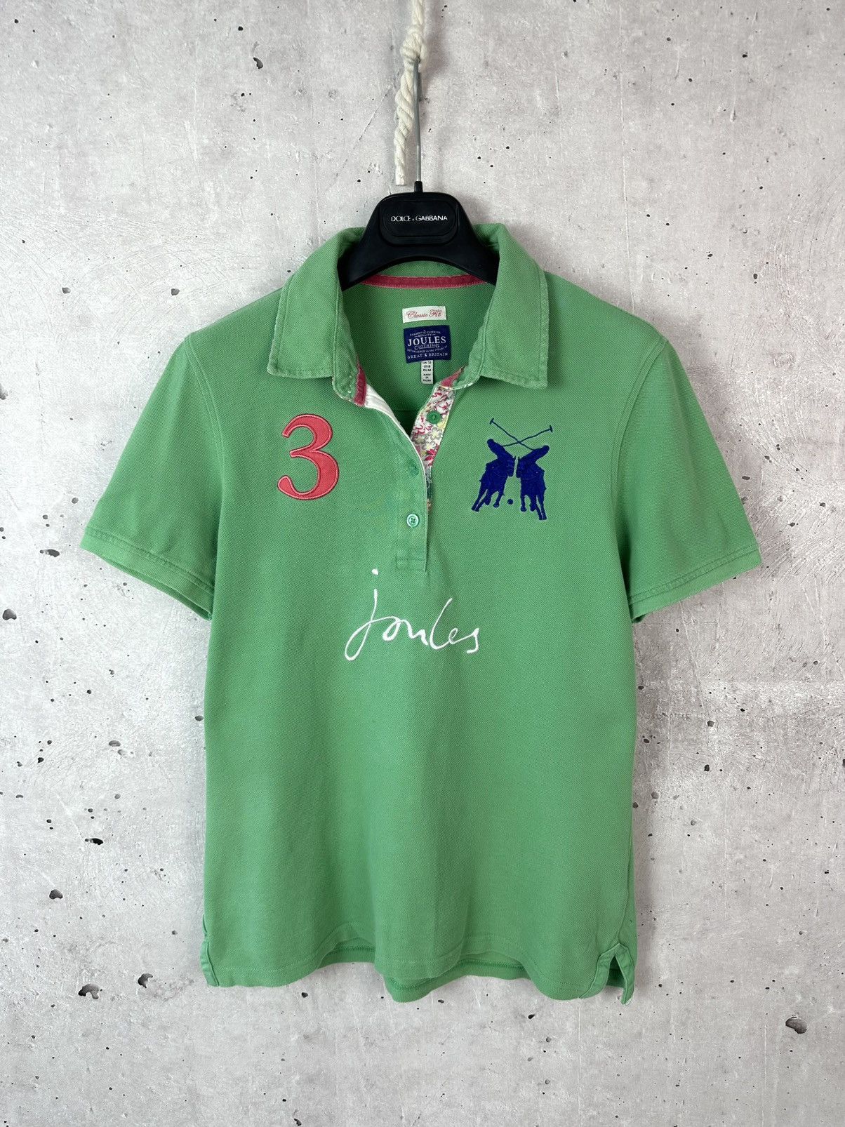Polo Ralph Lauren Vintage Joules Green Cotton Short Sleeve Polo Size M / US 6-8 / IT 42-44 - 1 Thumbnail