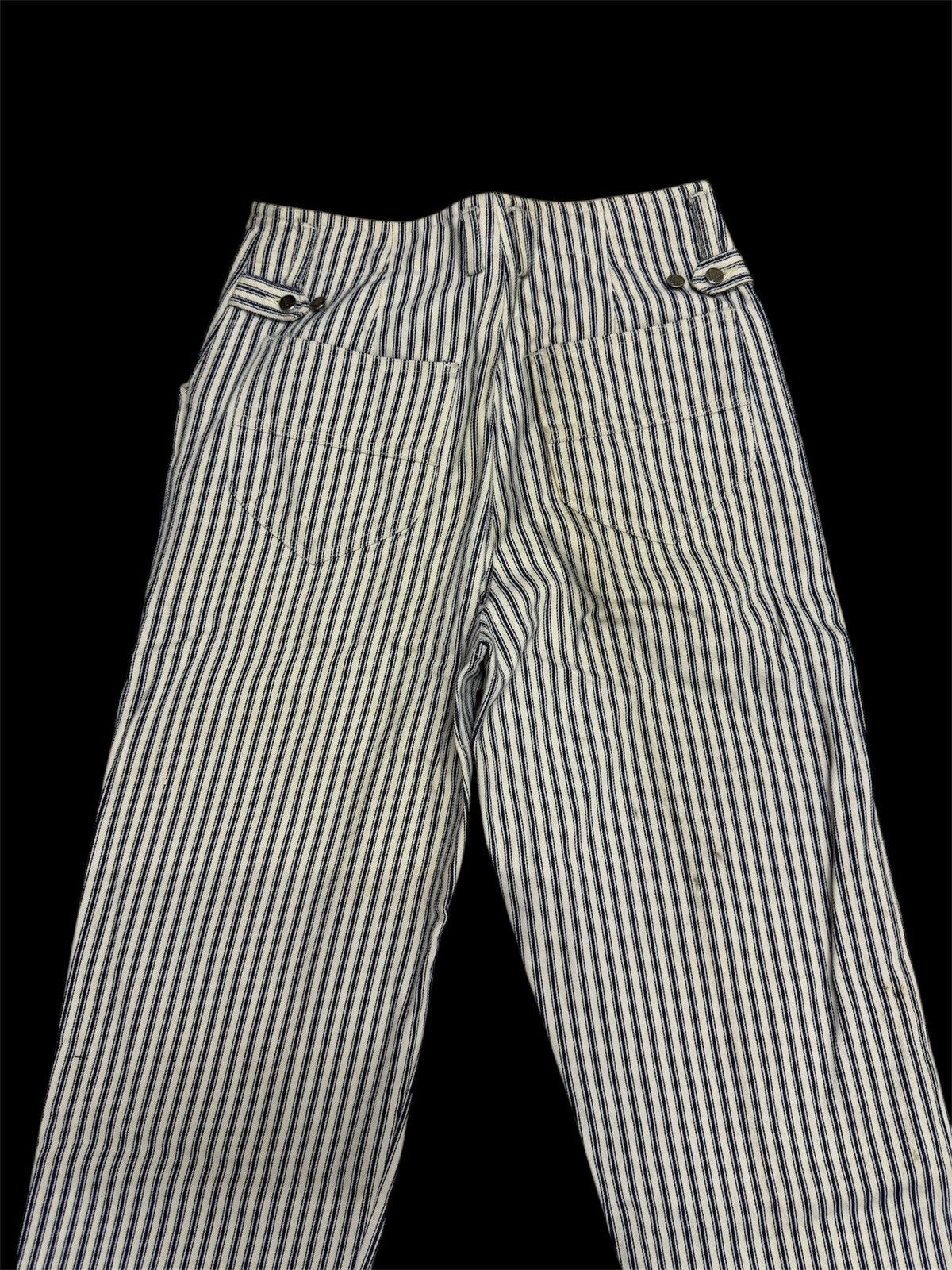 Vintage STRIPE PANTS WORK WEAR BY LIZ WEAR MADE IN USA HICKORY STYLE Size US 30 / EU 46 - 7 Thumbnail