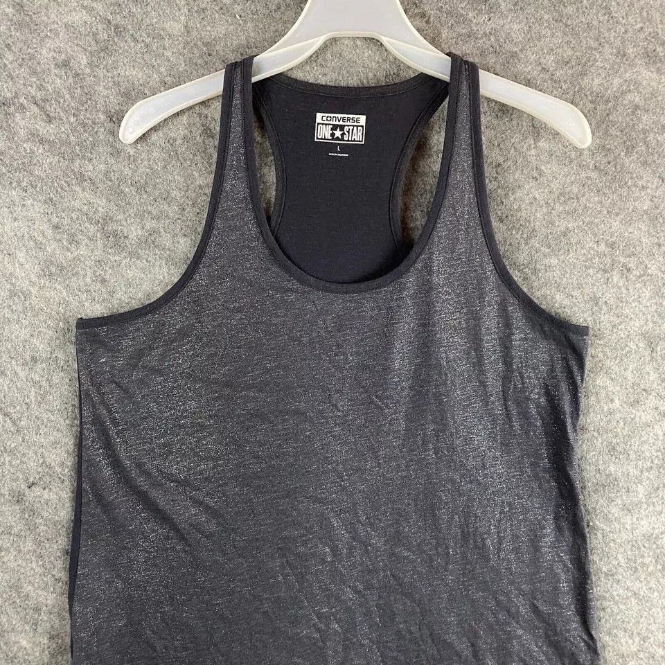 Converse Converse Tank Top Large Women's Gray Adults Pullover L Size L / US 10 / IT 46 - 2 Thumbnail