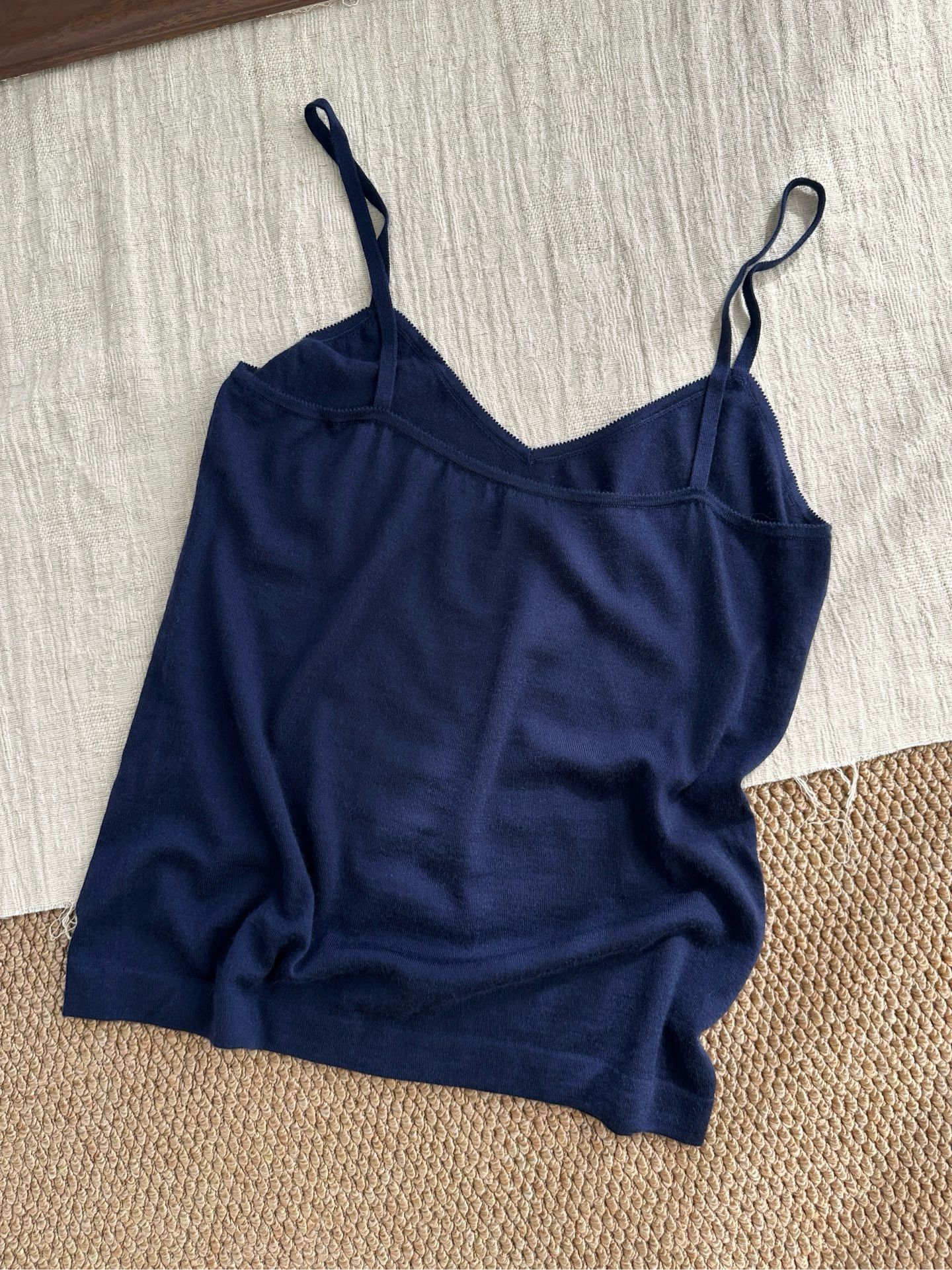 Hermes HERMES JPG Gaultier cashmere cami women's navy blue Size M / US 6-8 / IT 42-44 - 5 Thumbnail