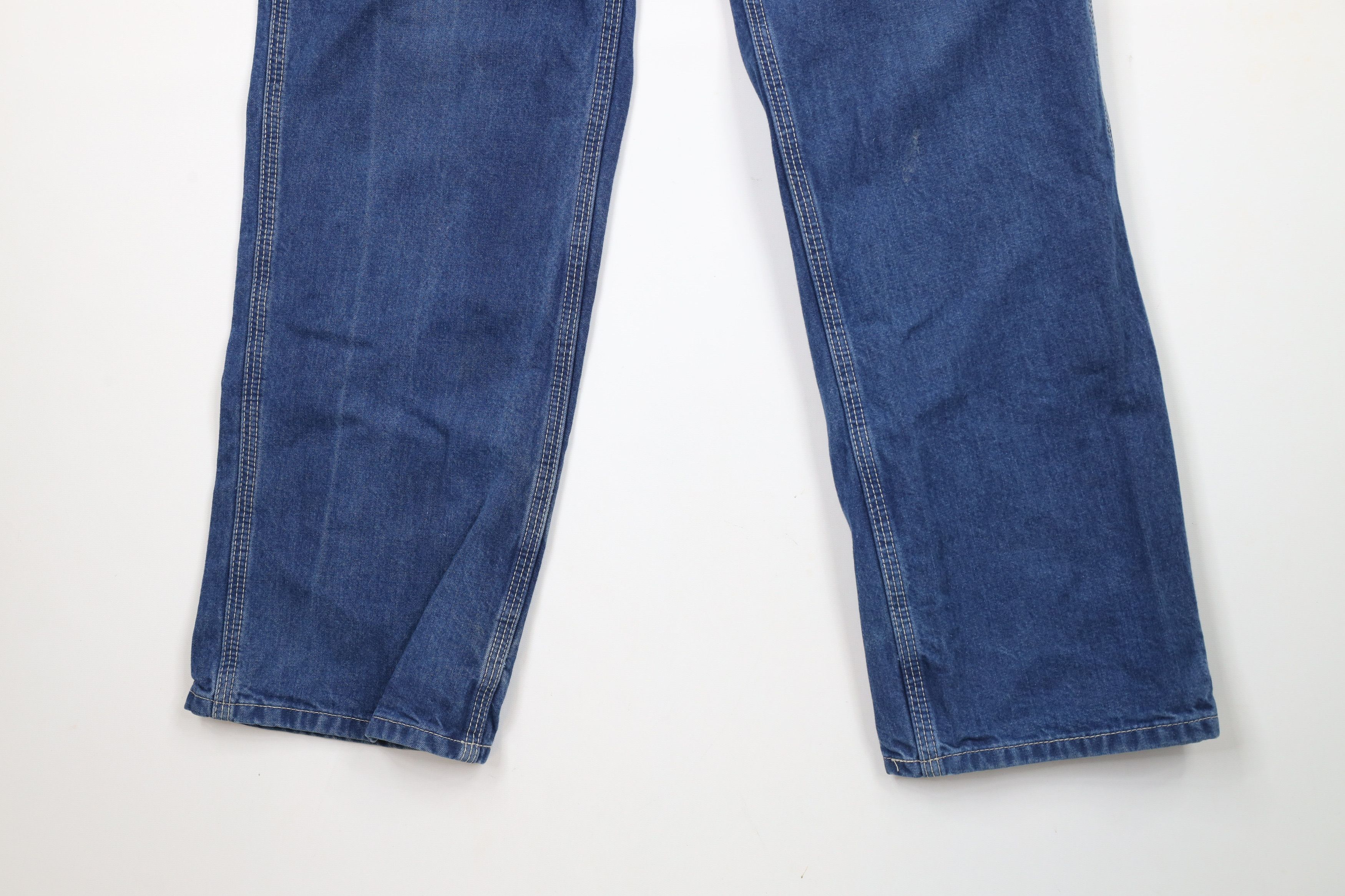 Carhartt × Vintage Vintage Carhartt FR Flame Resistant Wide Leg Dungaree Jeans Size US 34 / EU 50 - 4 Thumbnail
