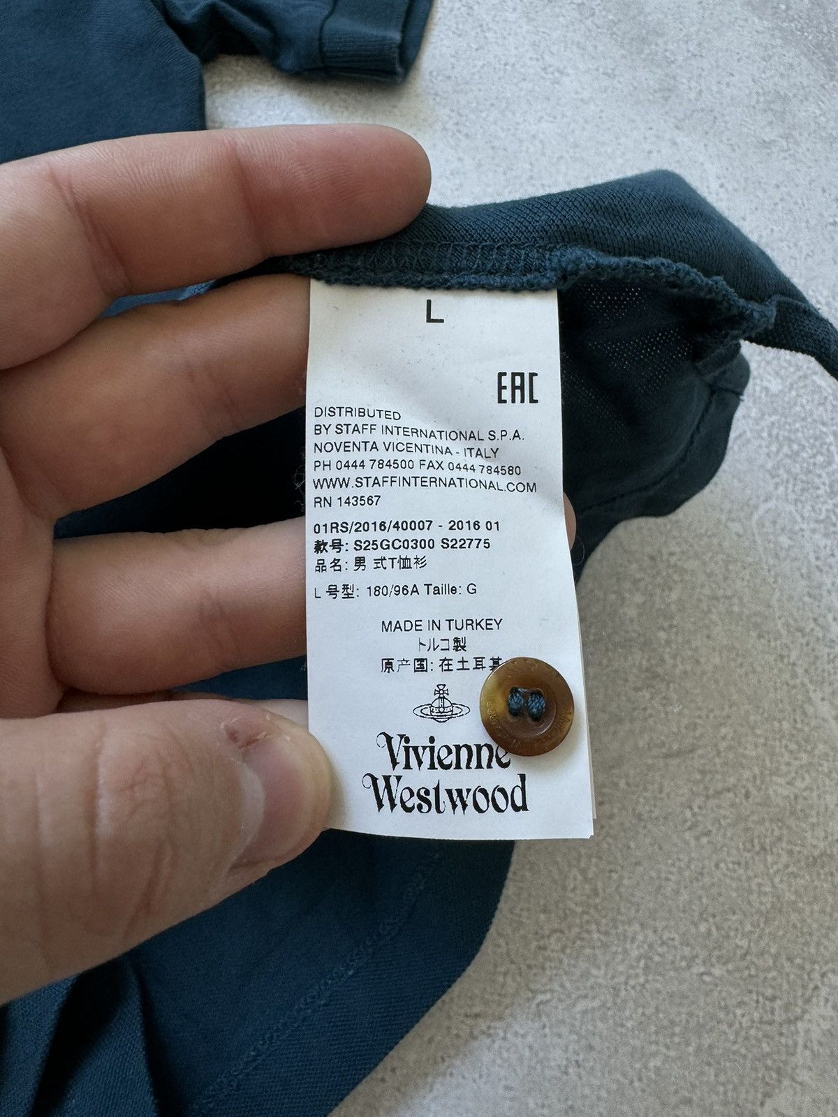 Vintage × Vivienne Westwood Vintage Vivienne Westwood Polos Orb Embroidered Logo Mens Size US L / EU 52-54 / 3 - 9 Thumbnail