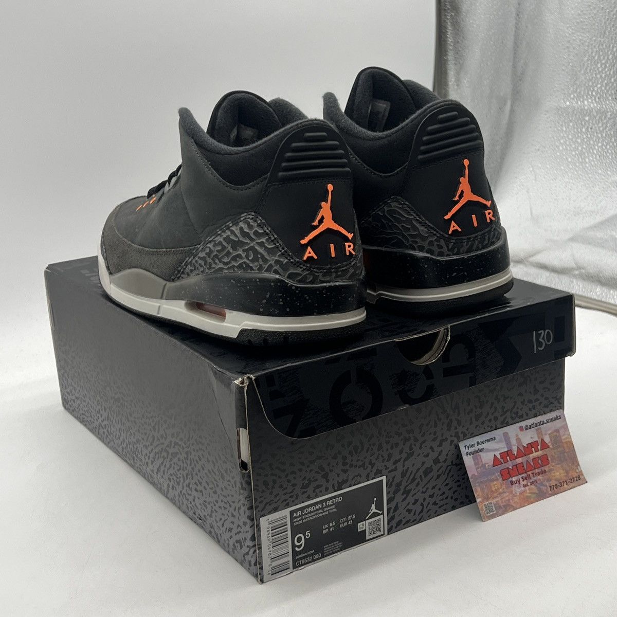Jordan Brand Air Jordan 3 fear Size US 9.5 / EU 42-43 - 4 Thumbnail