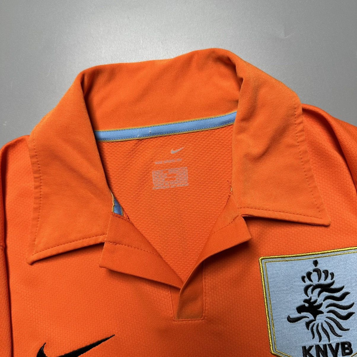 Nike NETHERLANDS NIKE 2006 WORLD CUP JERSEY #10 VAN DER VAART Size US S / EU 44-46 / 1 - 8 Thumbnail