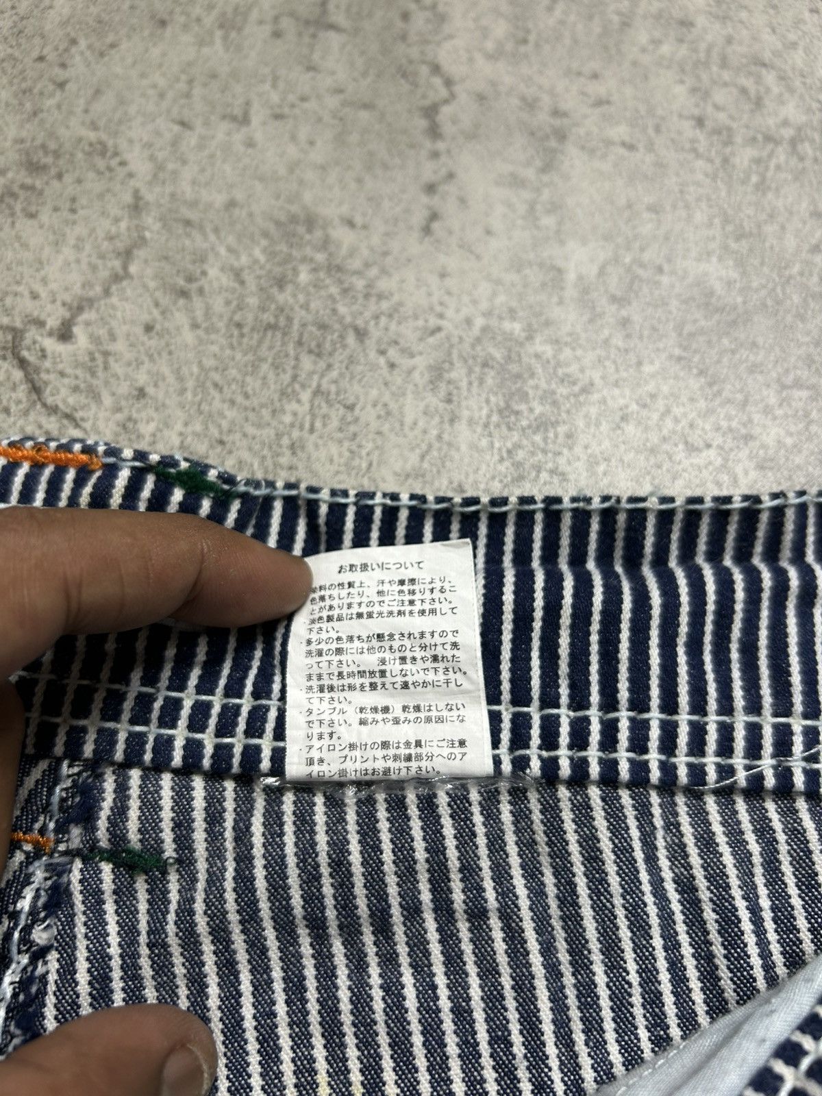 Hysteric Glamour 2000s Blue Moon Blue Hickory Big Logo Short Pants Size US 27 - 8 Thumbnail